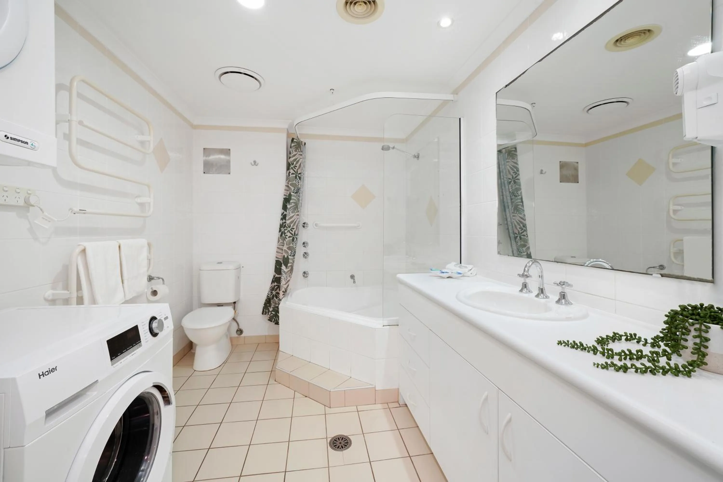 Bathroom in Town Beach Beachcomber Resort