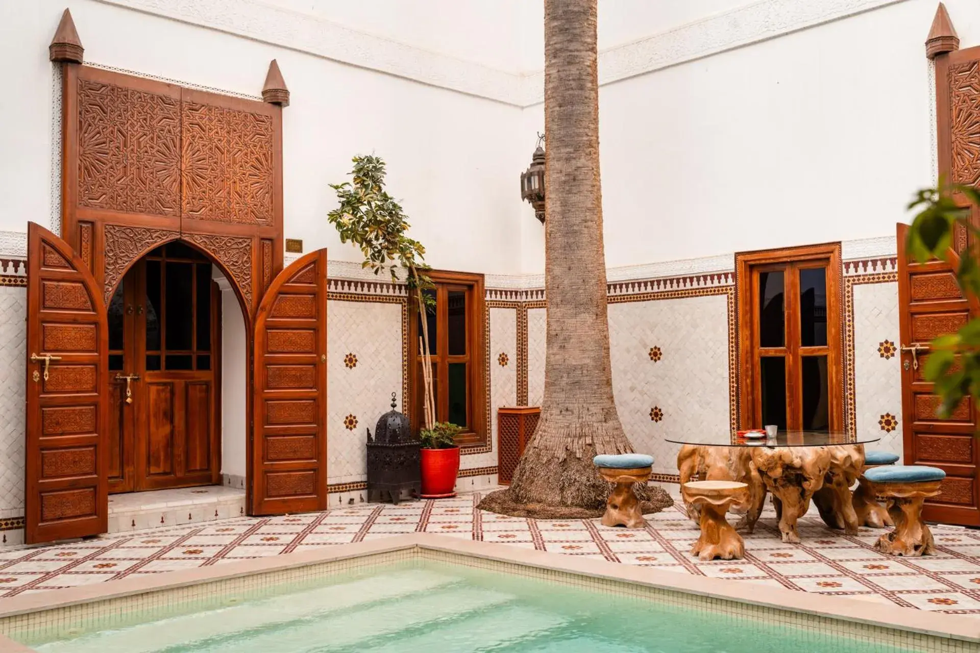 Patio in Ysalis Riad Restaurant & Spa Patio in Ysalis Riad Restaurant & Spa