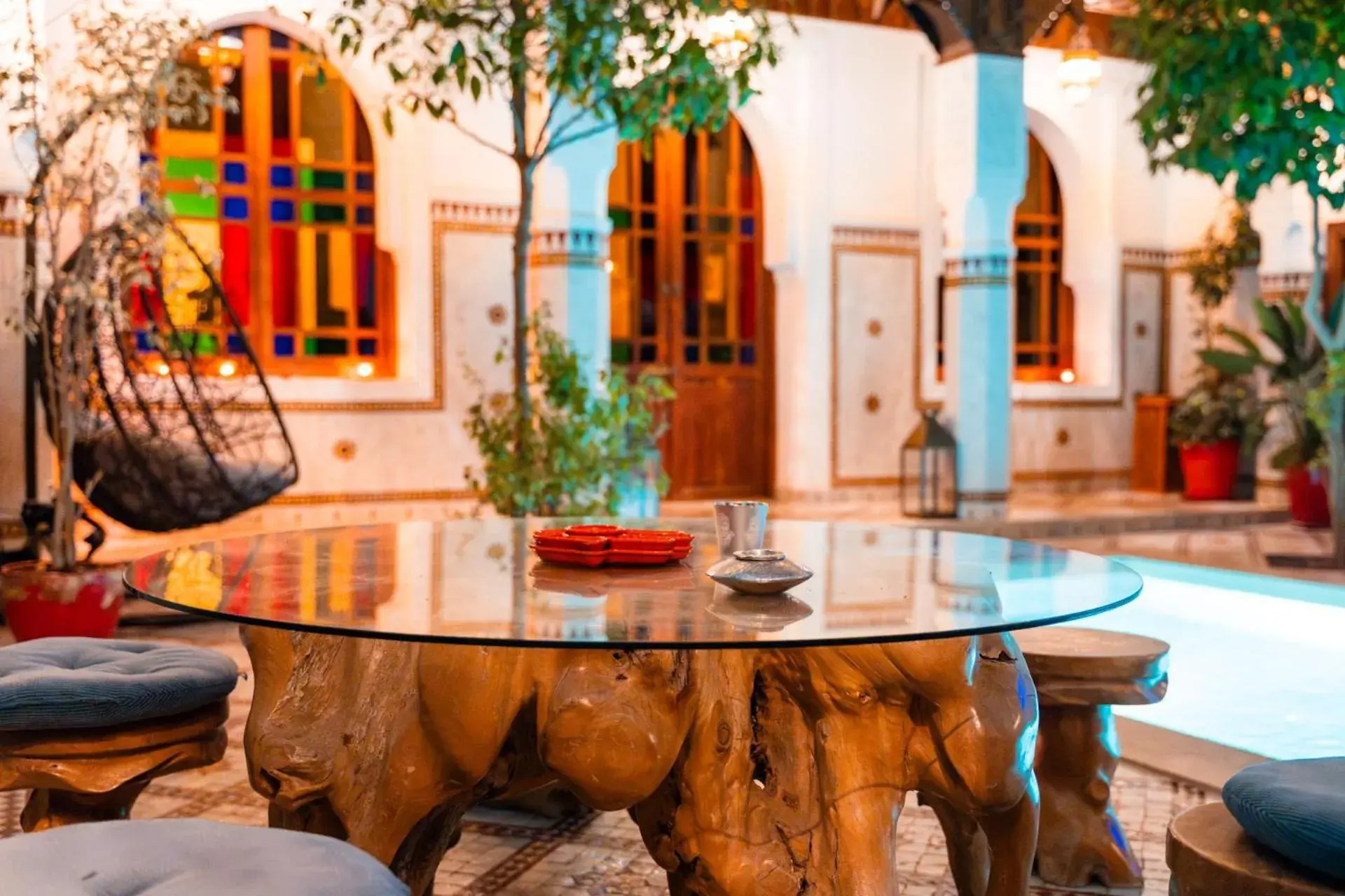 Patio in Ysalis Riad Restaurant & Spa Patio in Ysalis Riad Restaurant & Spa