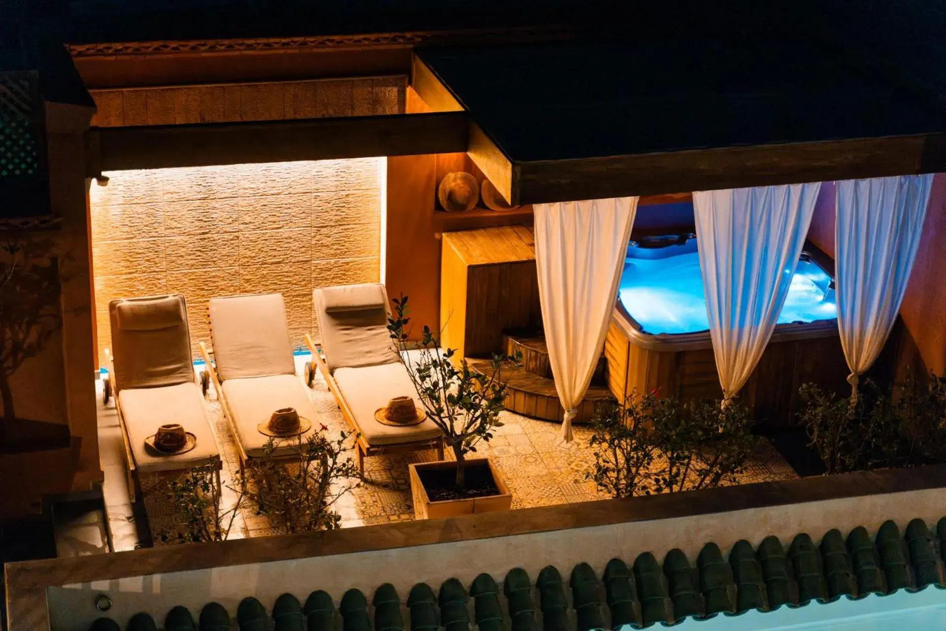 Patio in Ysalis Riad Restaurant & Spa Patio in Ysalis Riad Restaurant & Spa