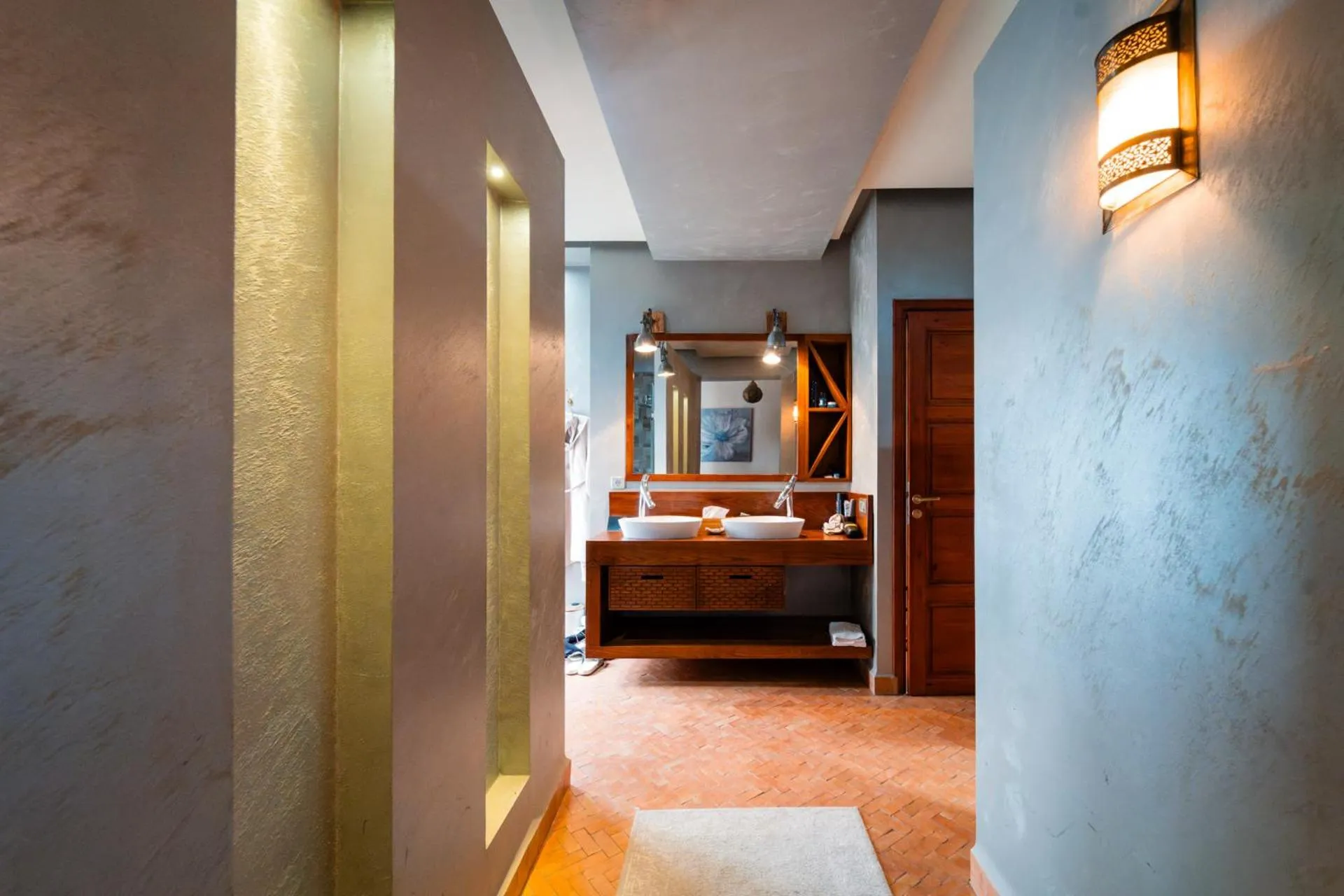 Bed in Ysalis Riad Restaurant & Spa