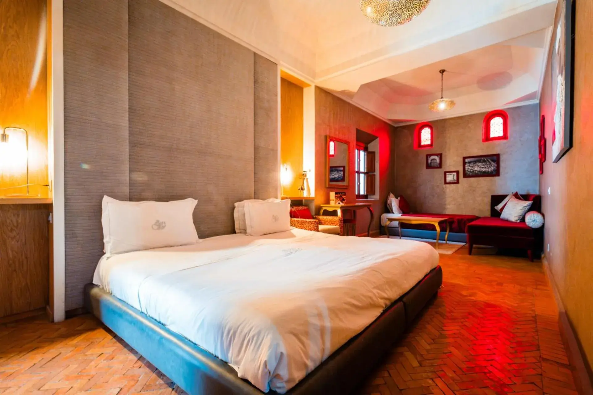 Bed in Ysalis Riad Restaurant & Spa Bed in Ysalis Riad Restaurant & Spa