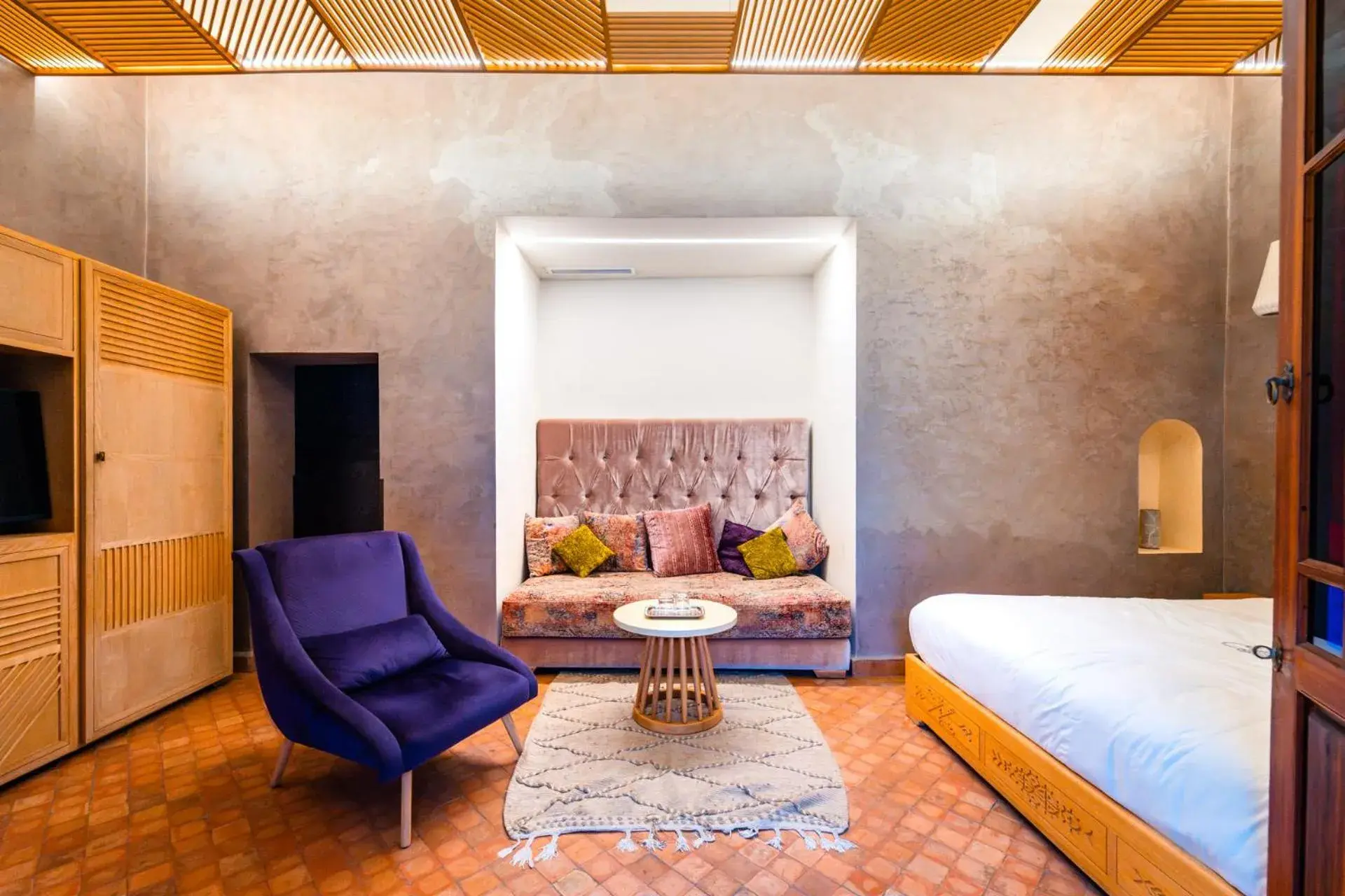 Bed in Ysalis Riad Restaurant & Spa Bed in Ysalis Riad Restaurant & Spa