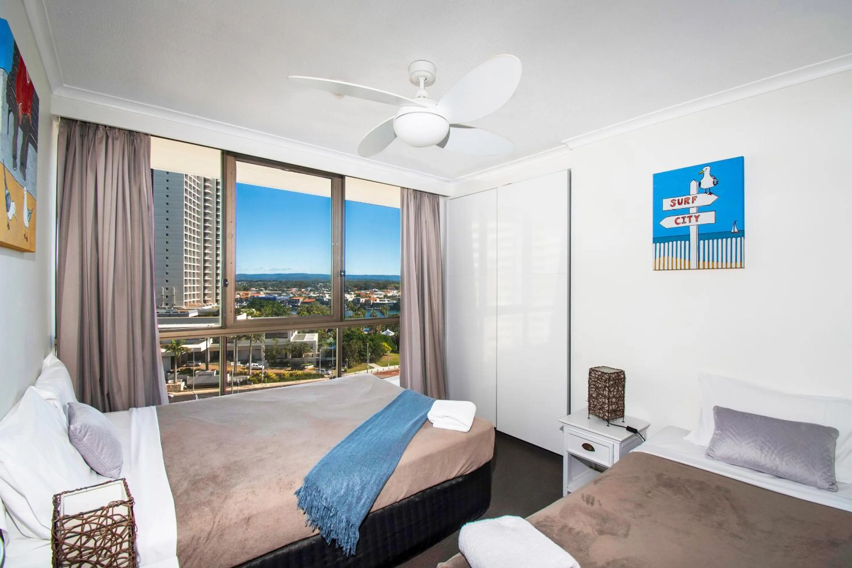 Bed in Seacrest Beachfront Apartments Gold Coast