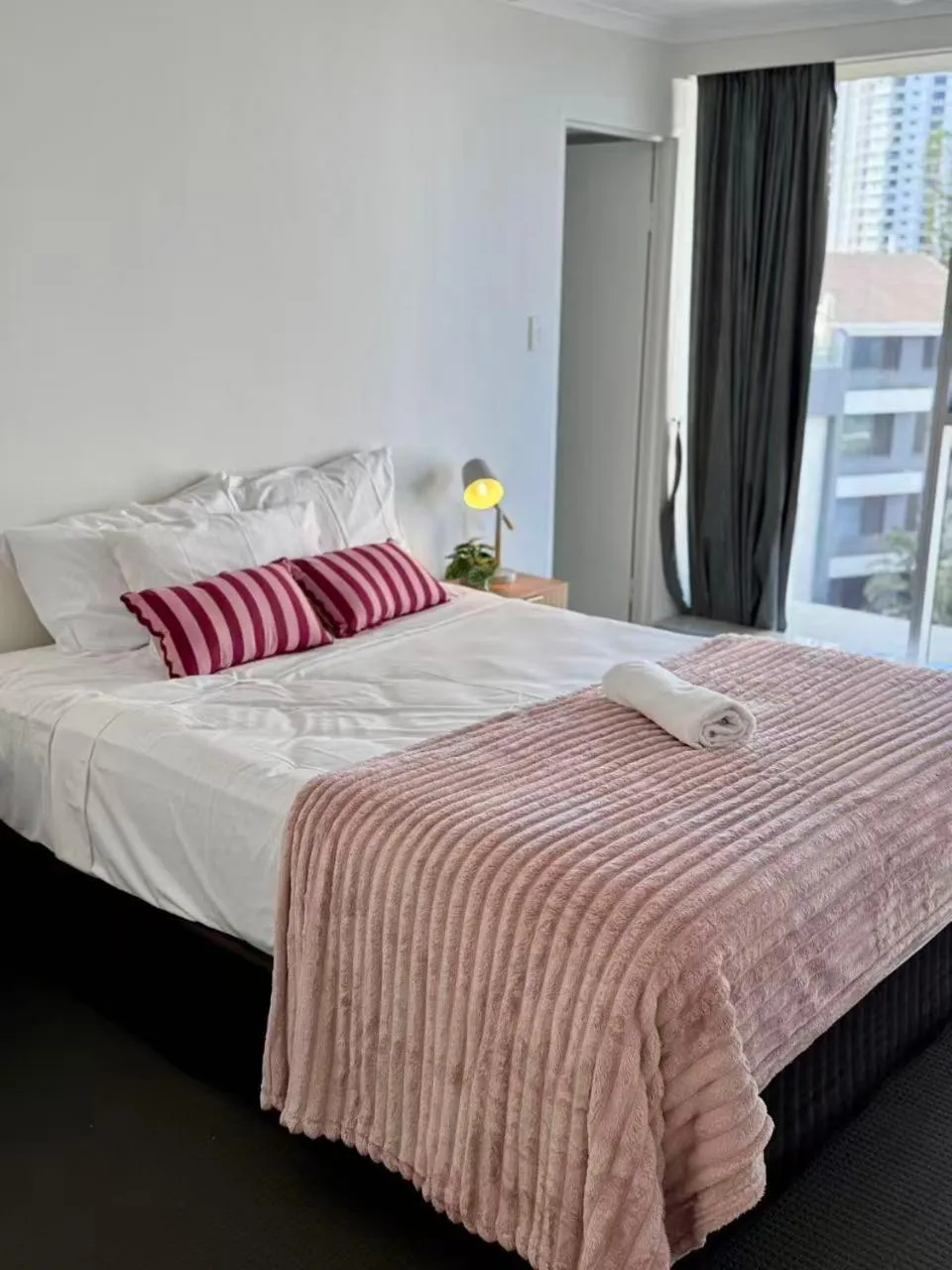 Bed in Seacrest Beachfront Apartments Gold Coast
