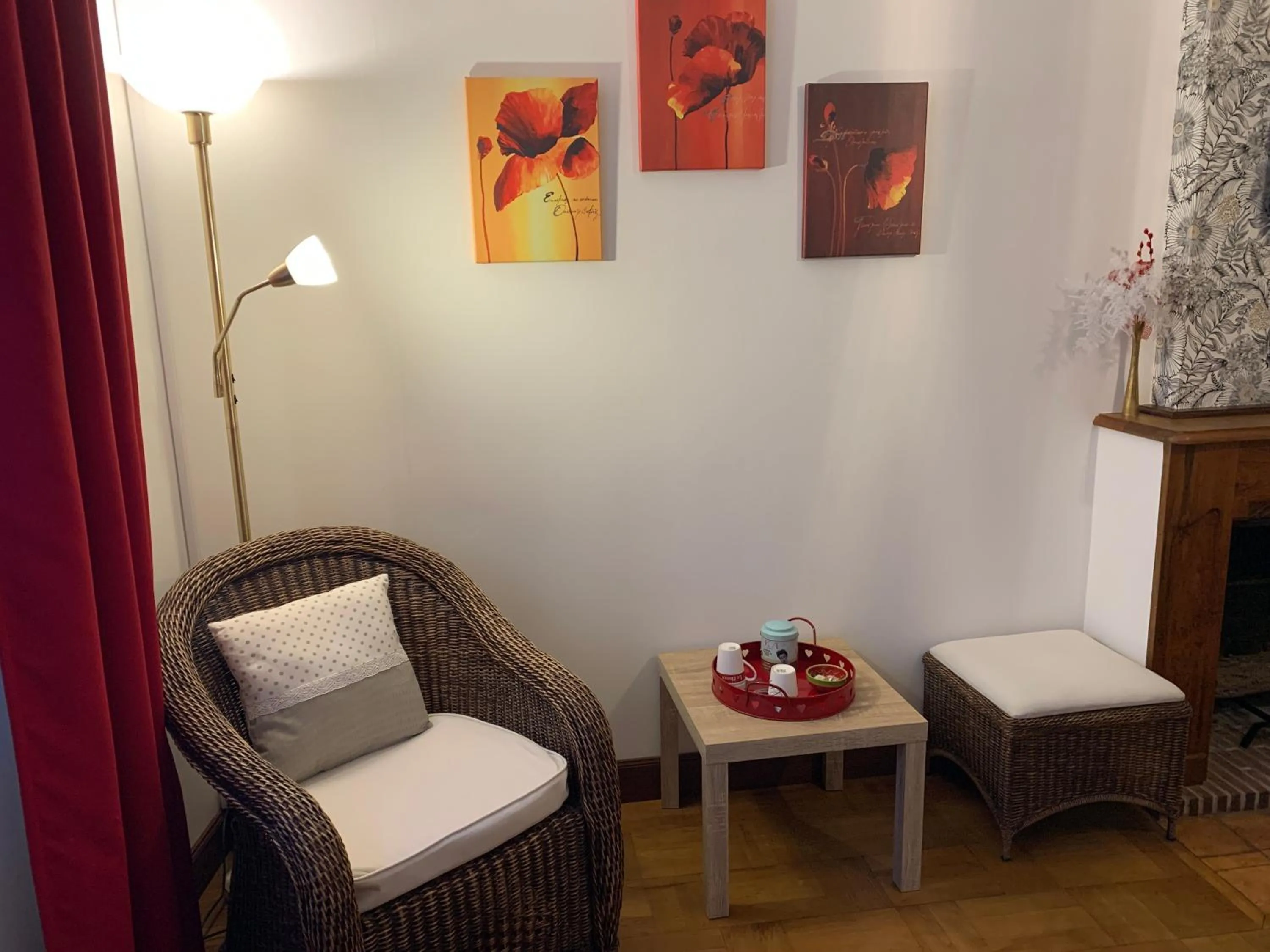 Seating area in Le Clos Elisa