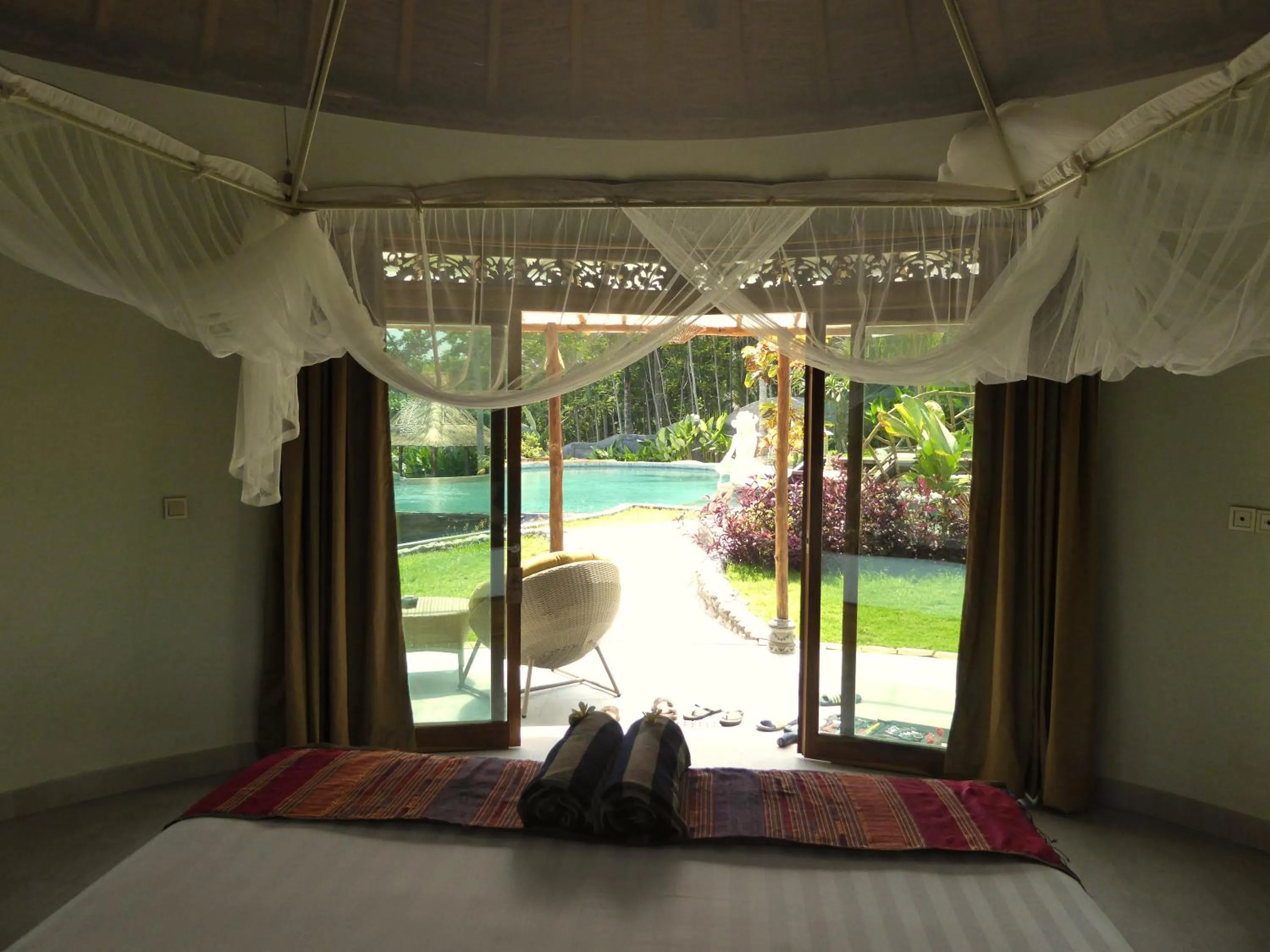 Bedroom, Bed in Puri Dajuma Beach Eco-Resort & Spa