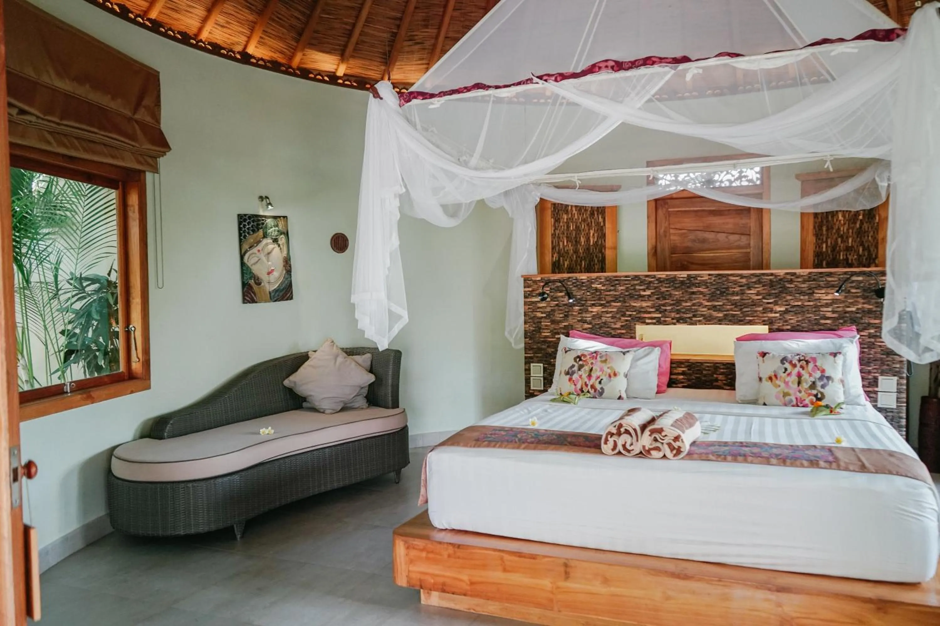 Photo of the whole room, Bed in Puri Dajuma Beach Eco-Resort & Spa