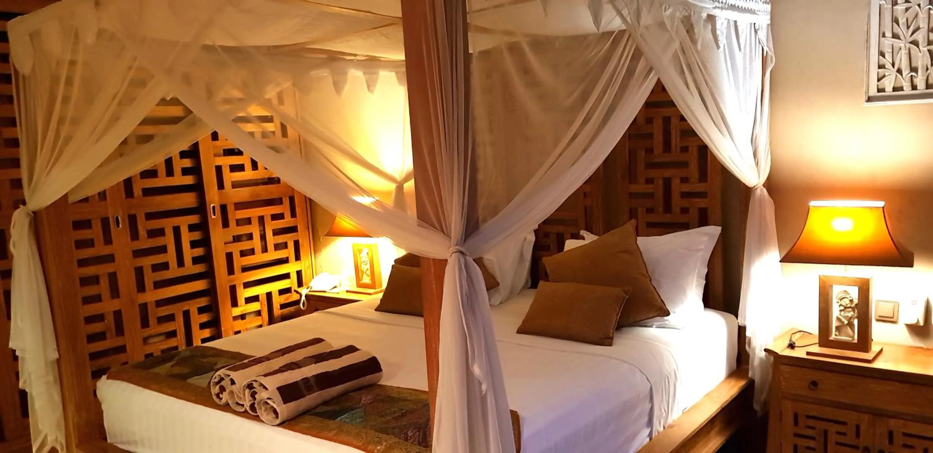 Bedroom, Bed in Puri Dajuma Beach Eco-Resort & Spa