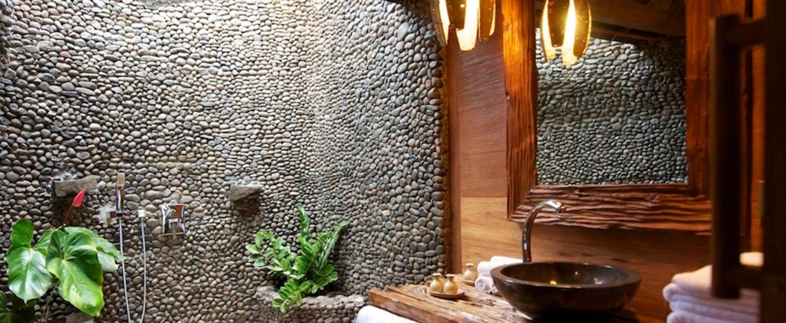Bathroom in Puri Dajuma Beach Eco-Resort & Spa