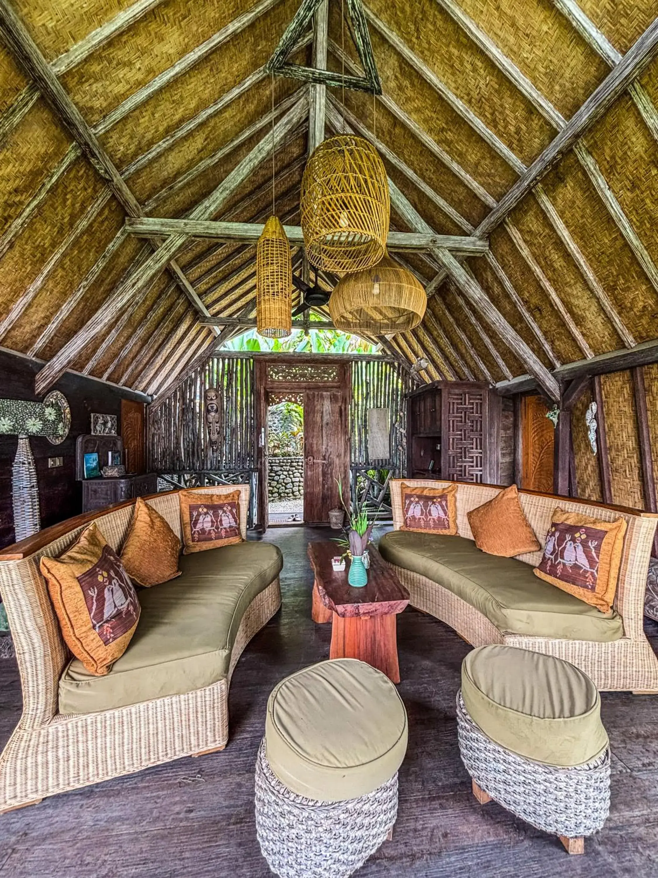 Living room in Puri Dajuma Beach Eco-Resort & Spa Living room in Puri Dajuma Beach Eco-Resort & Spa