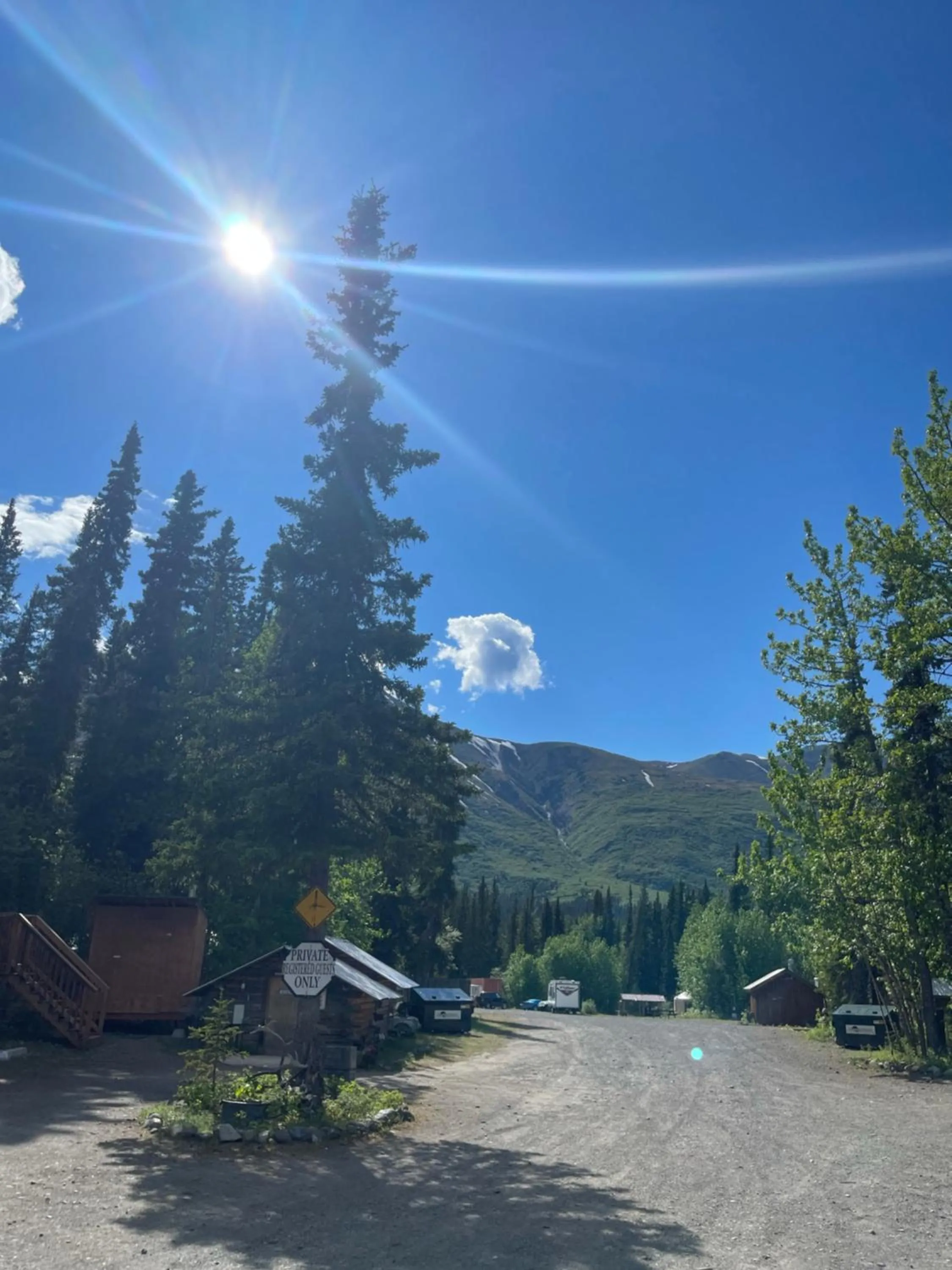 Natural landscape in Carlo Creek Cabins