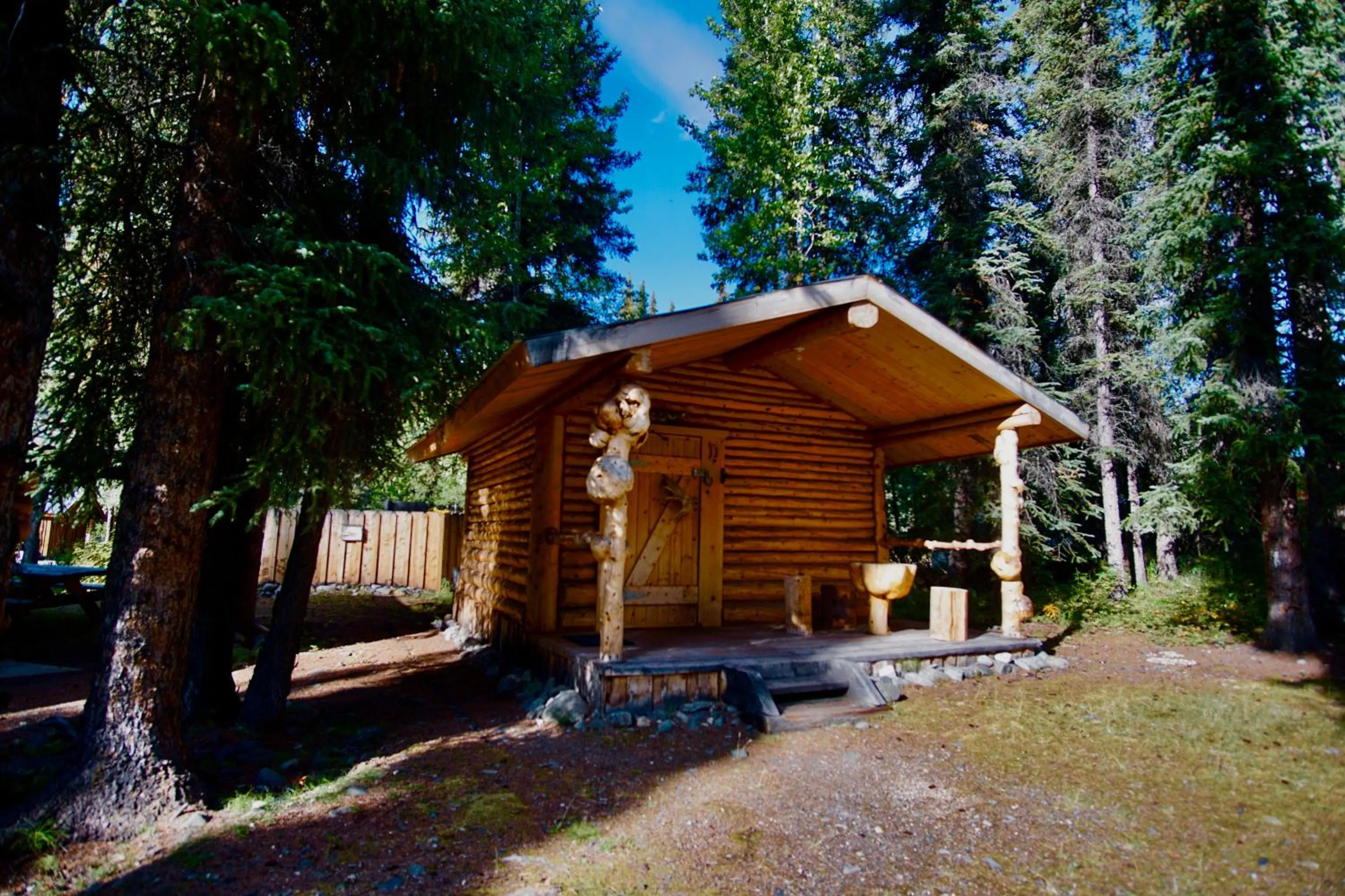 Property building in Carlo Creek Cabins