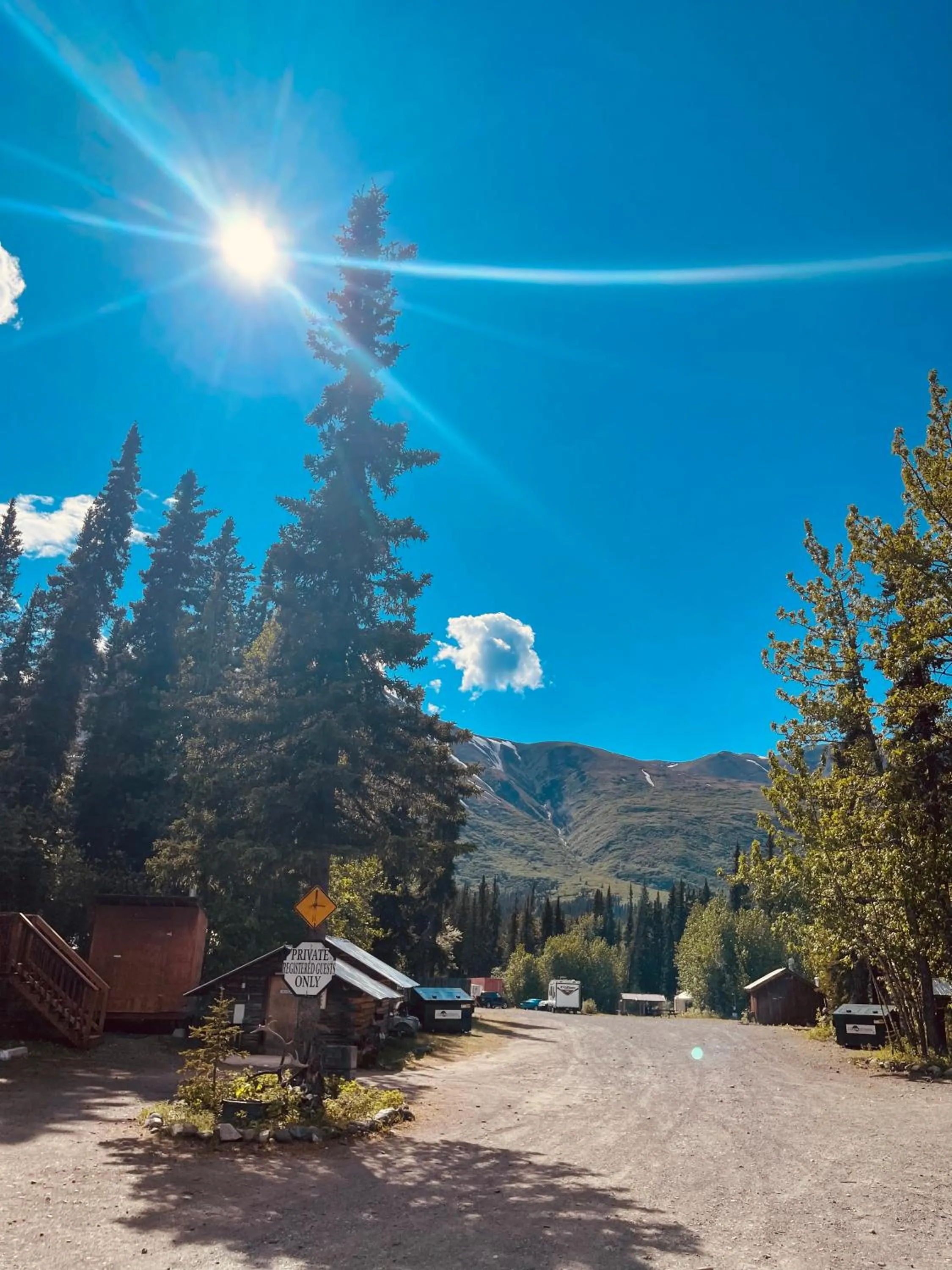 Natural landscape in Carlo Creek Cabins