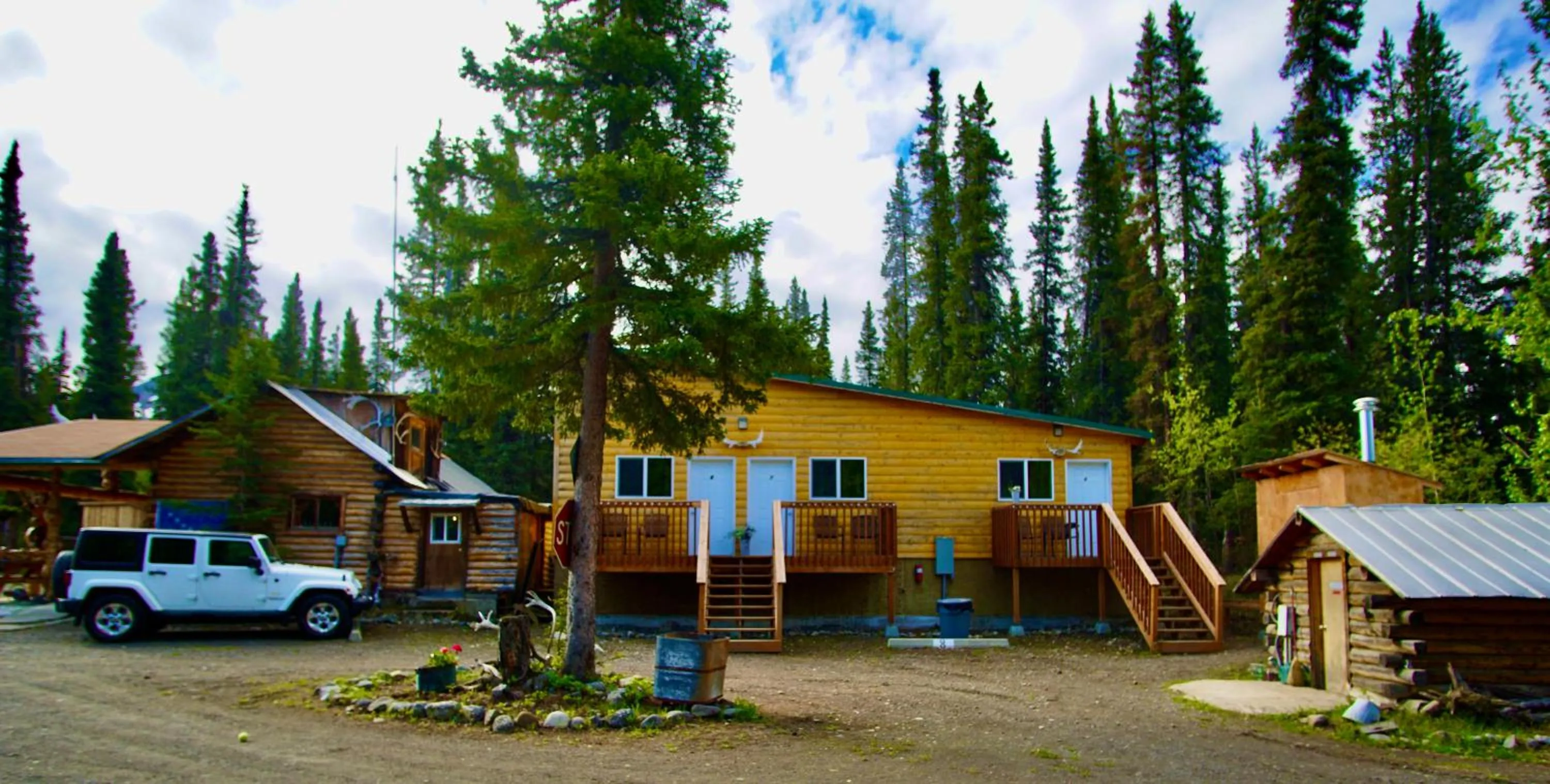 Property building in Carlo Creek Cabins
