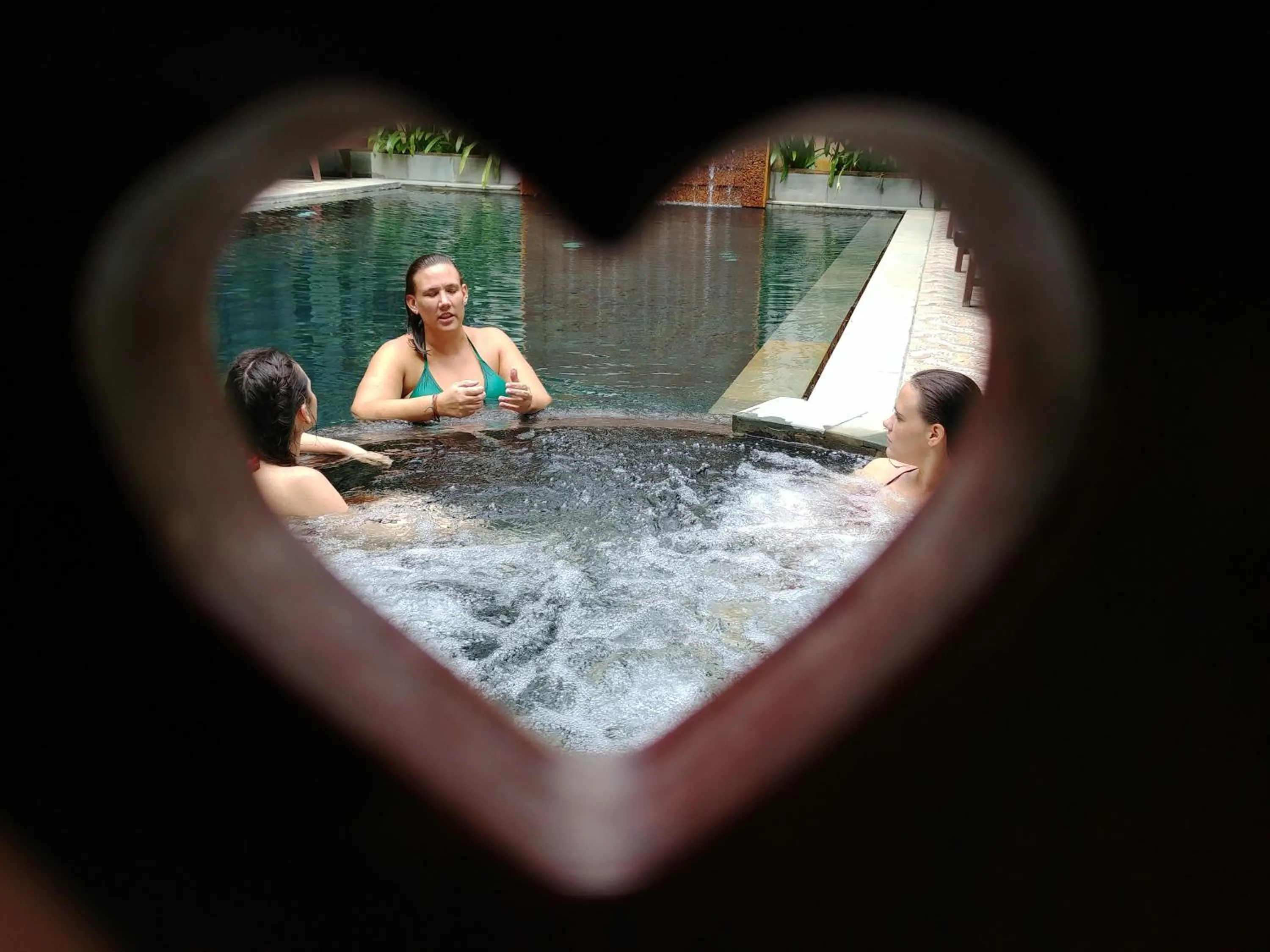Pool view in Central Night Hotel
