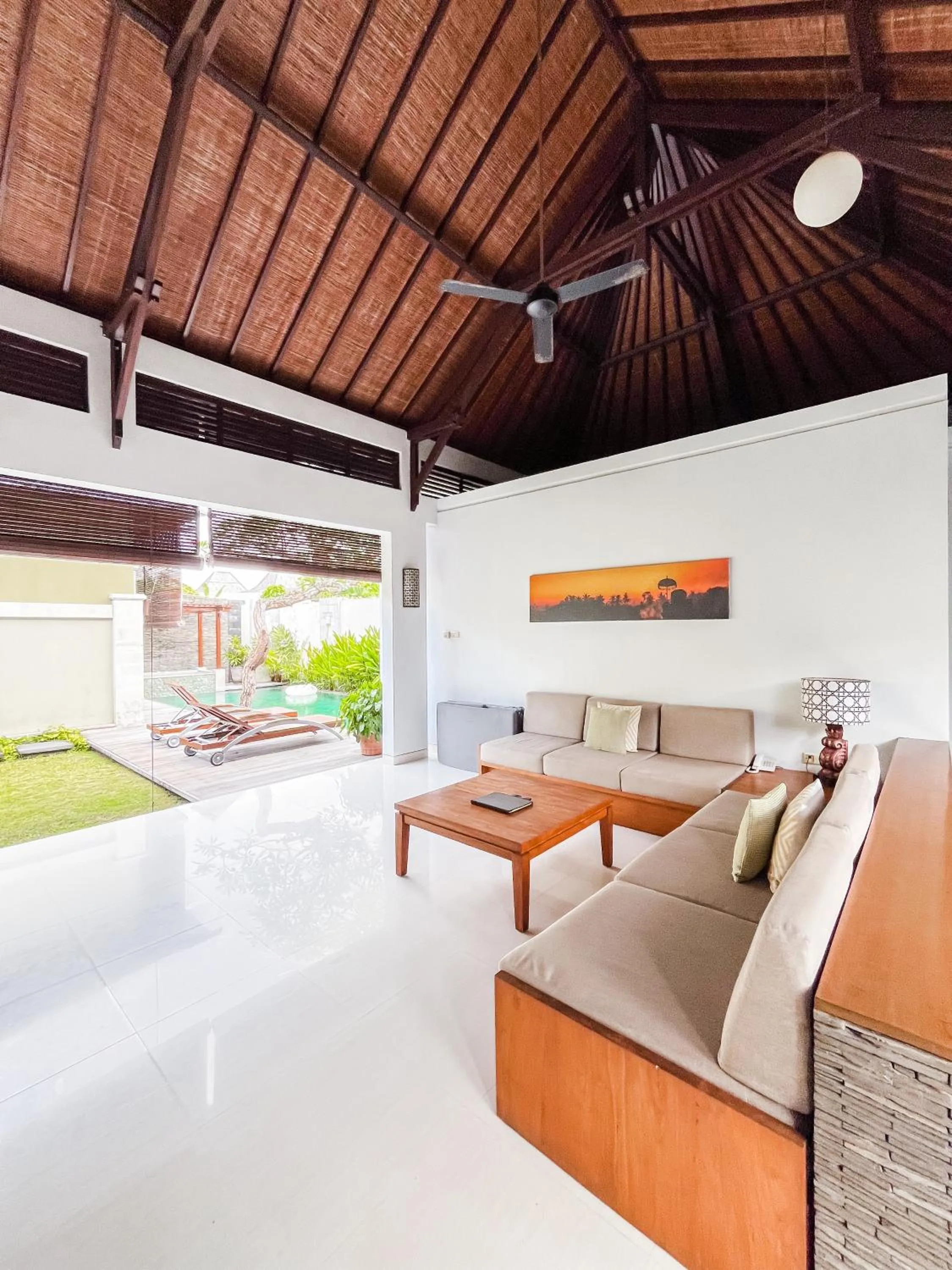 Living room in Pradha Villas Seminyak