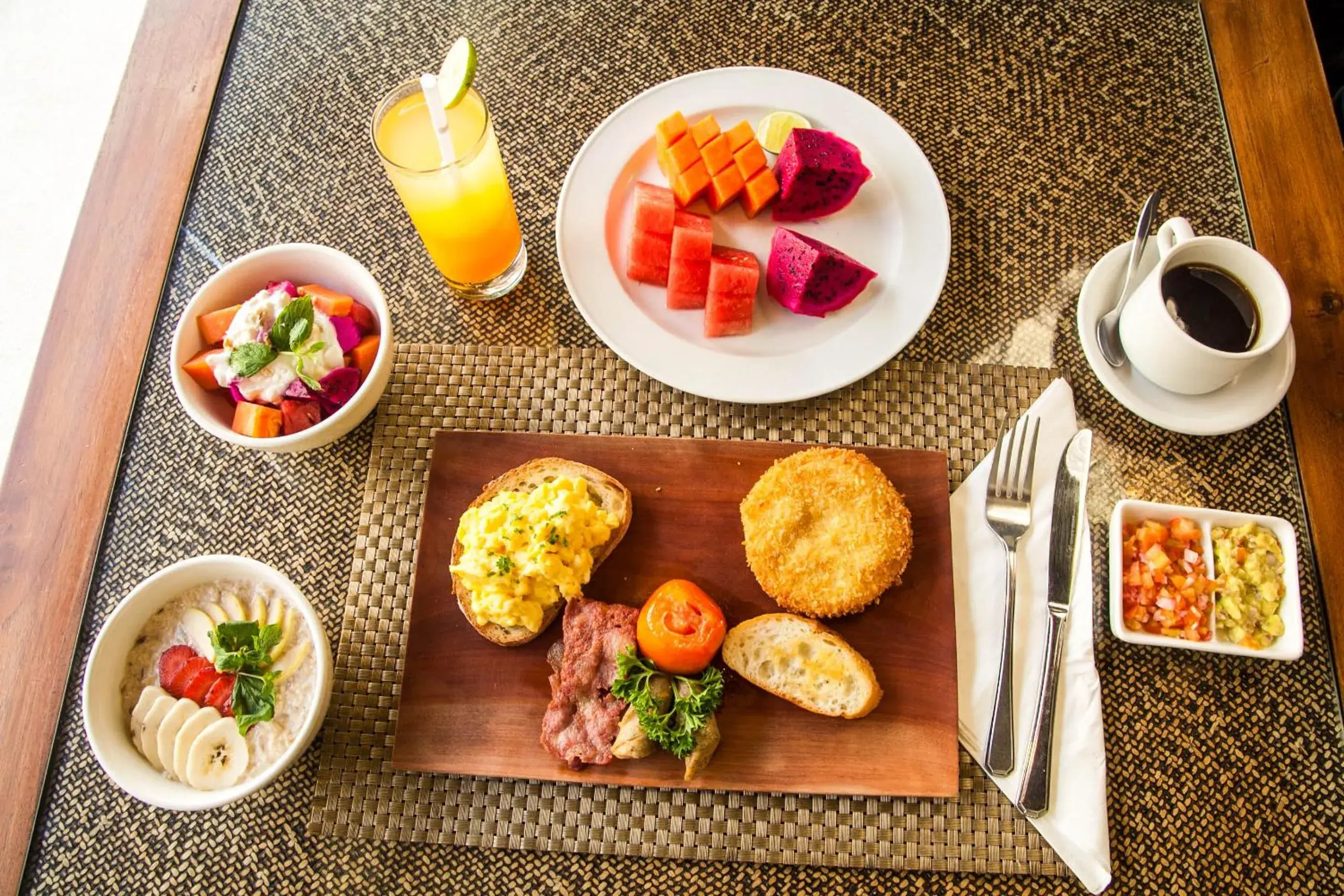 Food in Pradha Villas Seminyak Food in Pradha Villas Seminyak