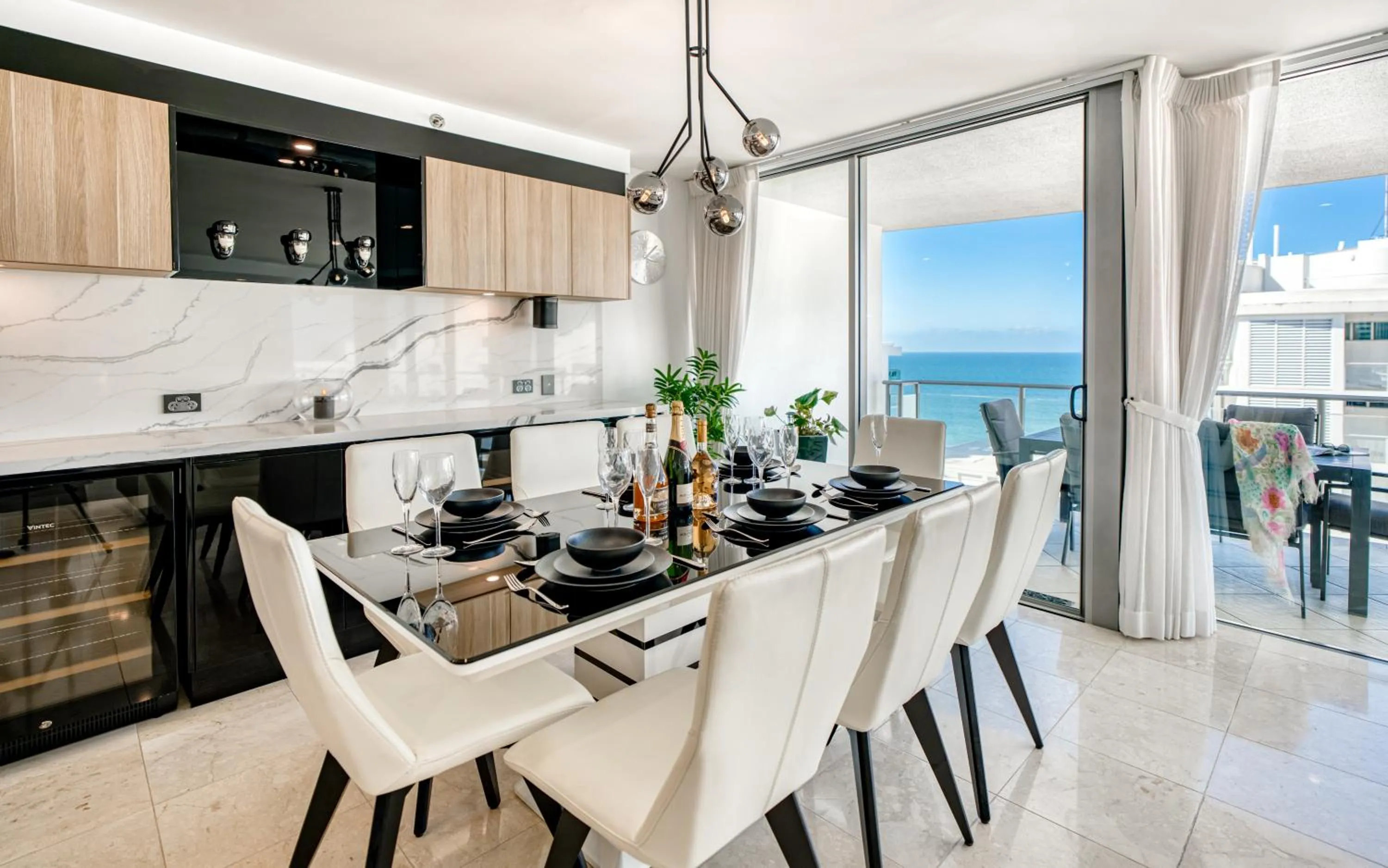 Dining area in Cilento Mooloolaba