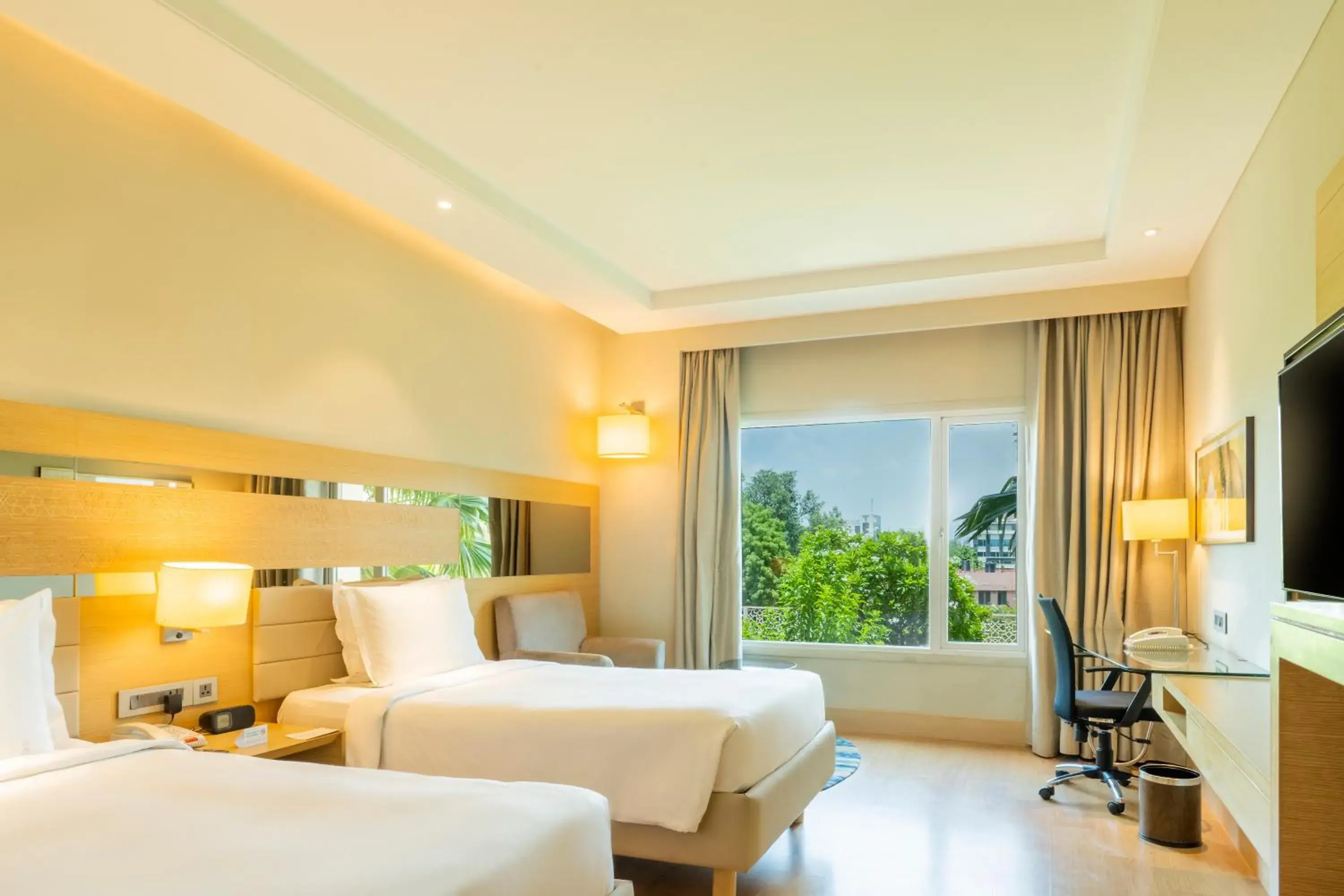 View (from property/room), Bed in Holiday Inn Agra MG Road an IHG Hotel View (from property/room), Bed in Holiday Inn Agra MG Road an IHG Hotel