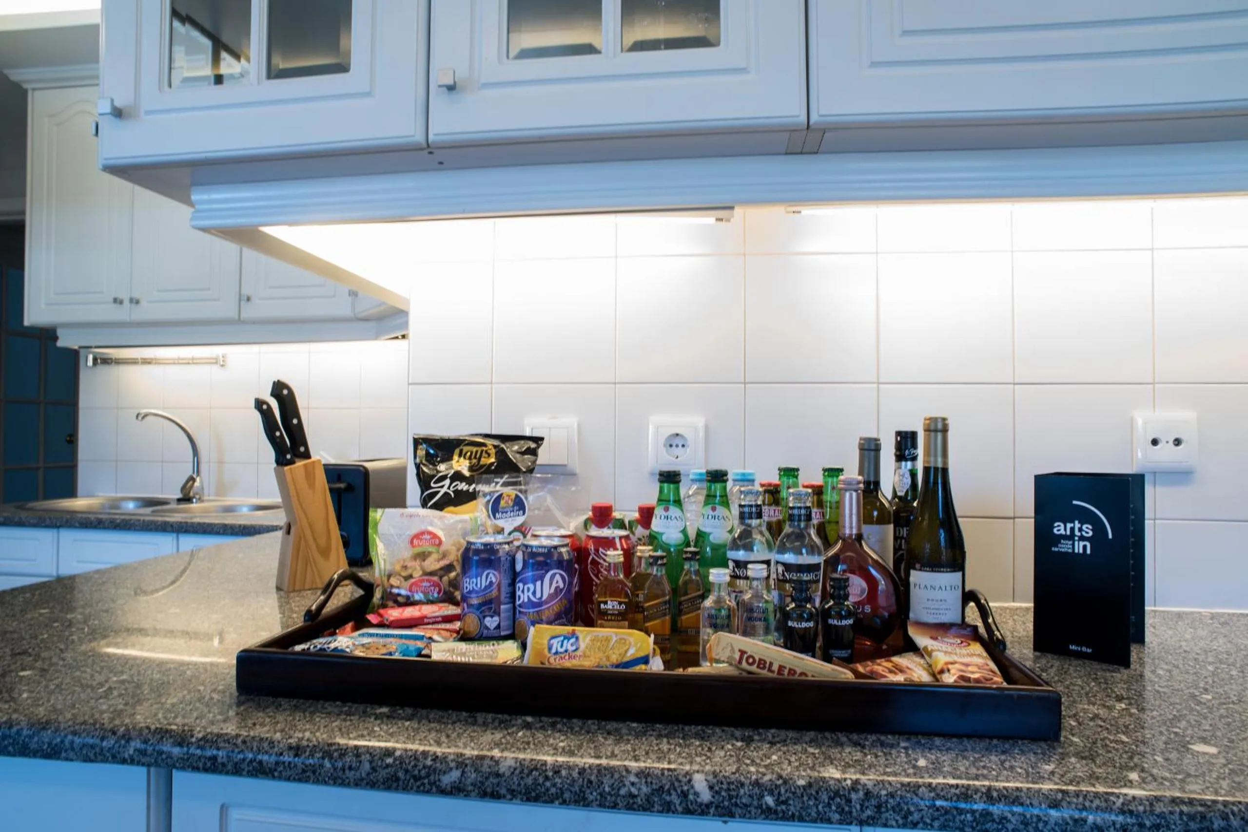 Communal kitchen in ARTS In Penthouse Apartments Til Sol