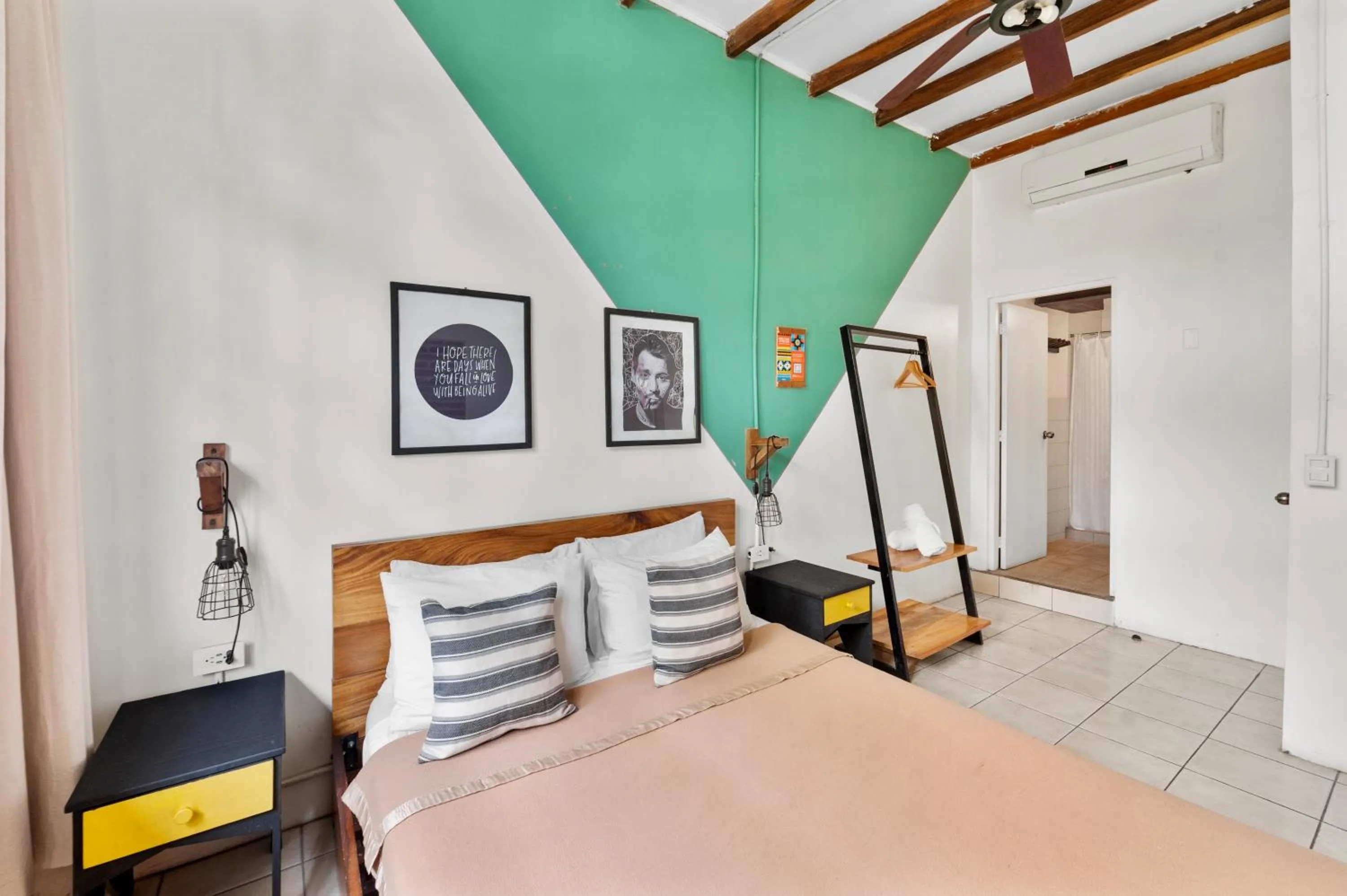 Bed in Socialtel Granada