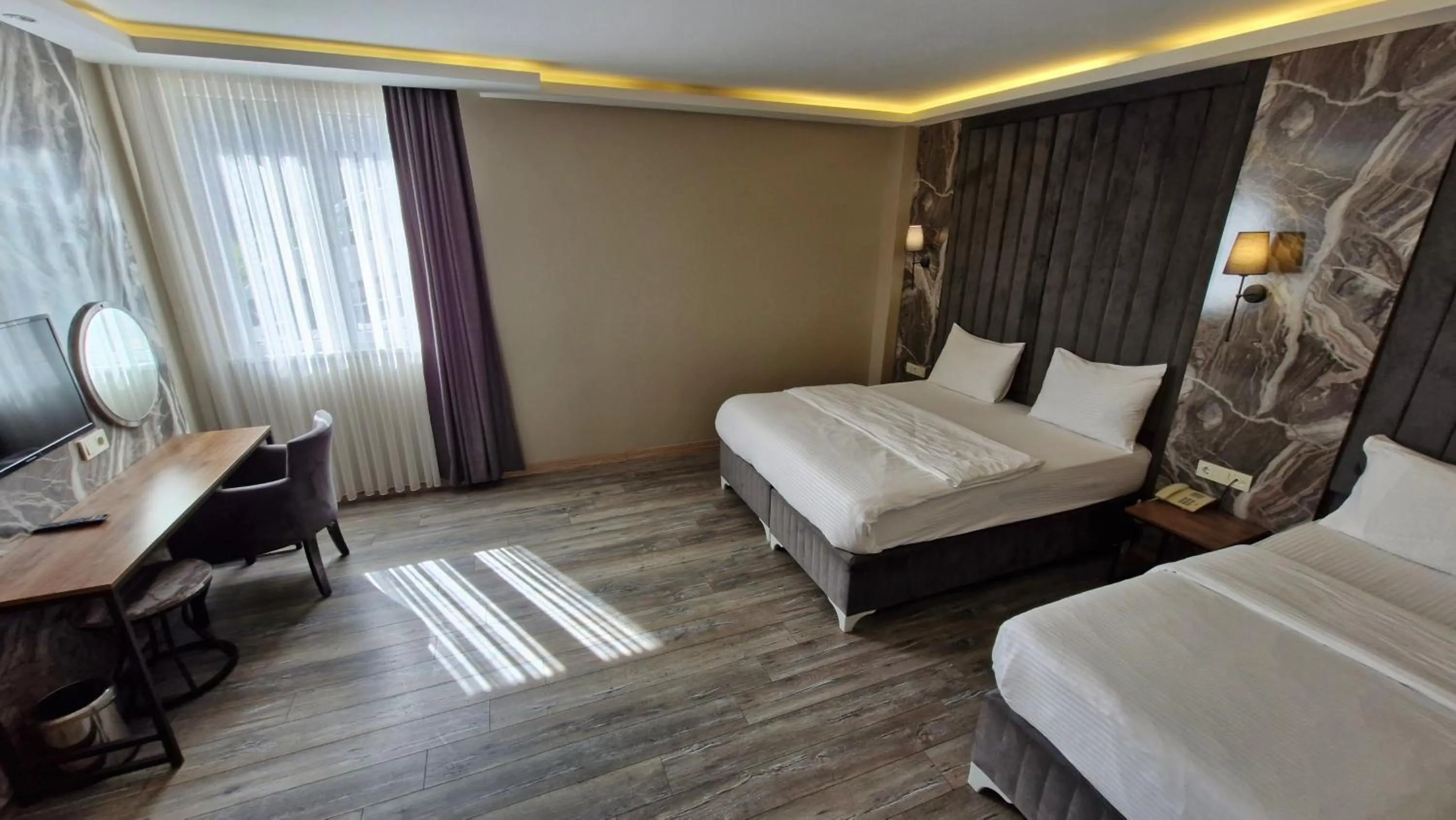Bedroom, Bed in Air Boss Istanbul Airport and Fair Hotel
