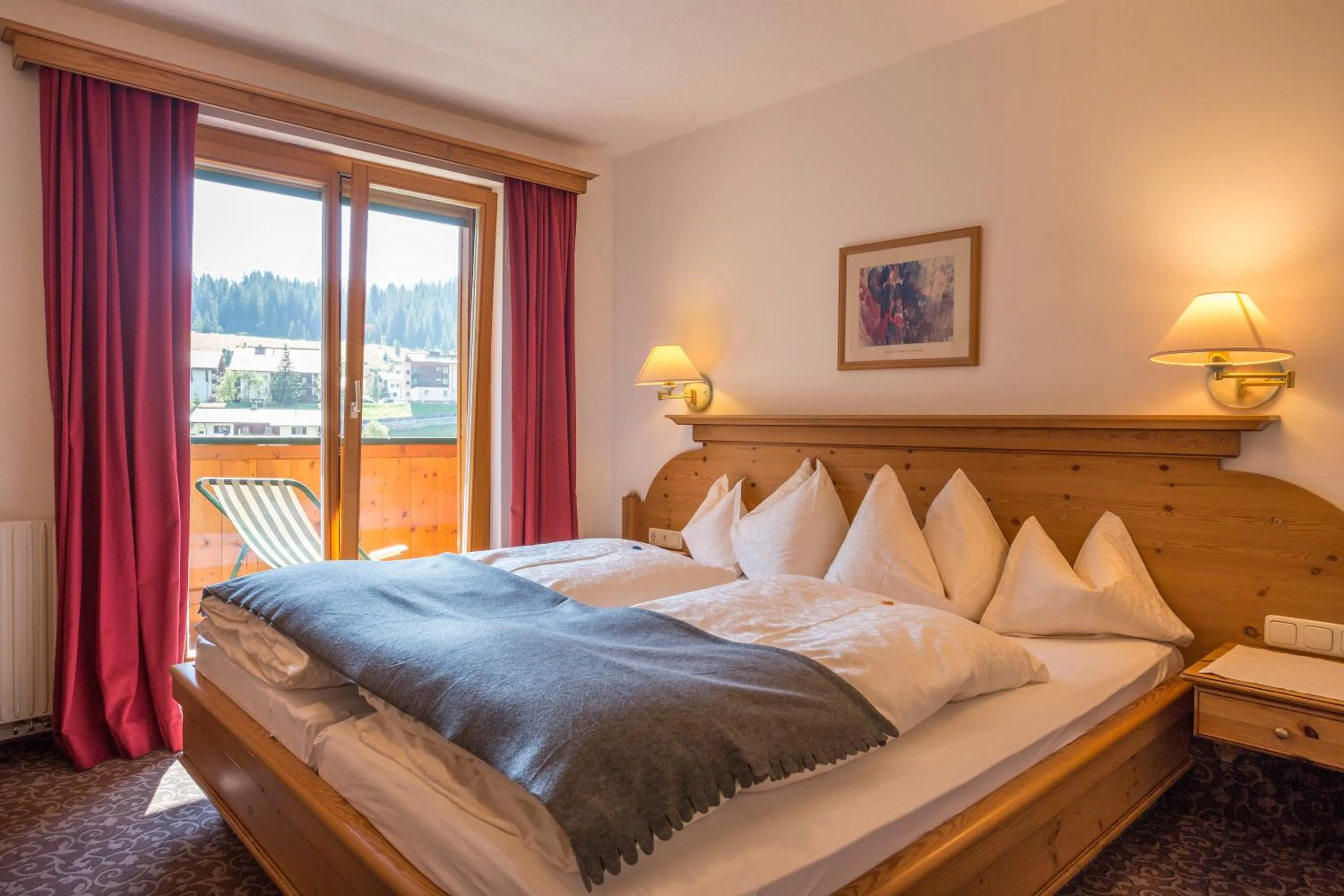 Bedroom, Bed in Appartements Spullersee