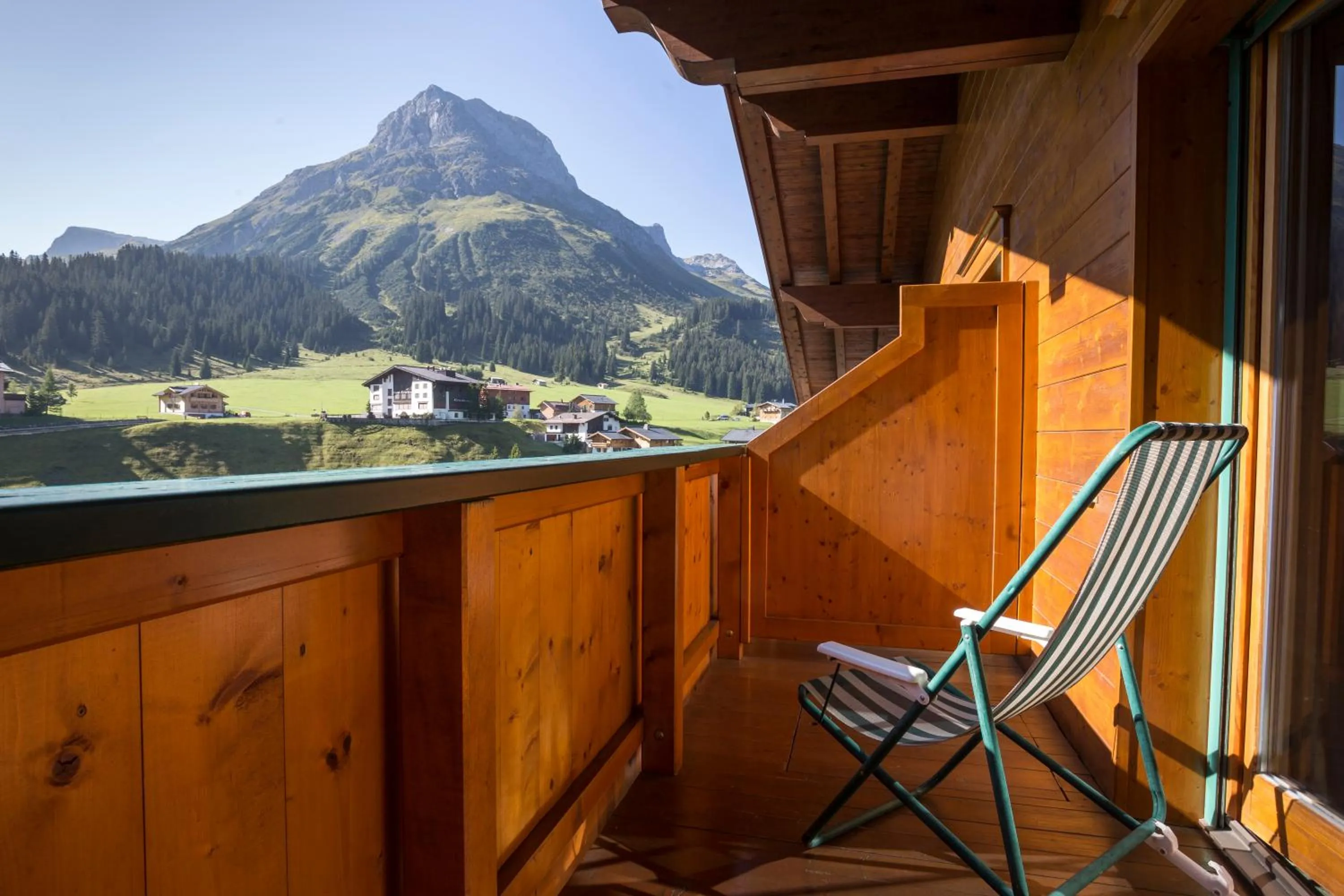 Mountain view in Appartements Spullersee