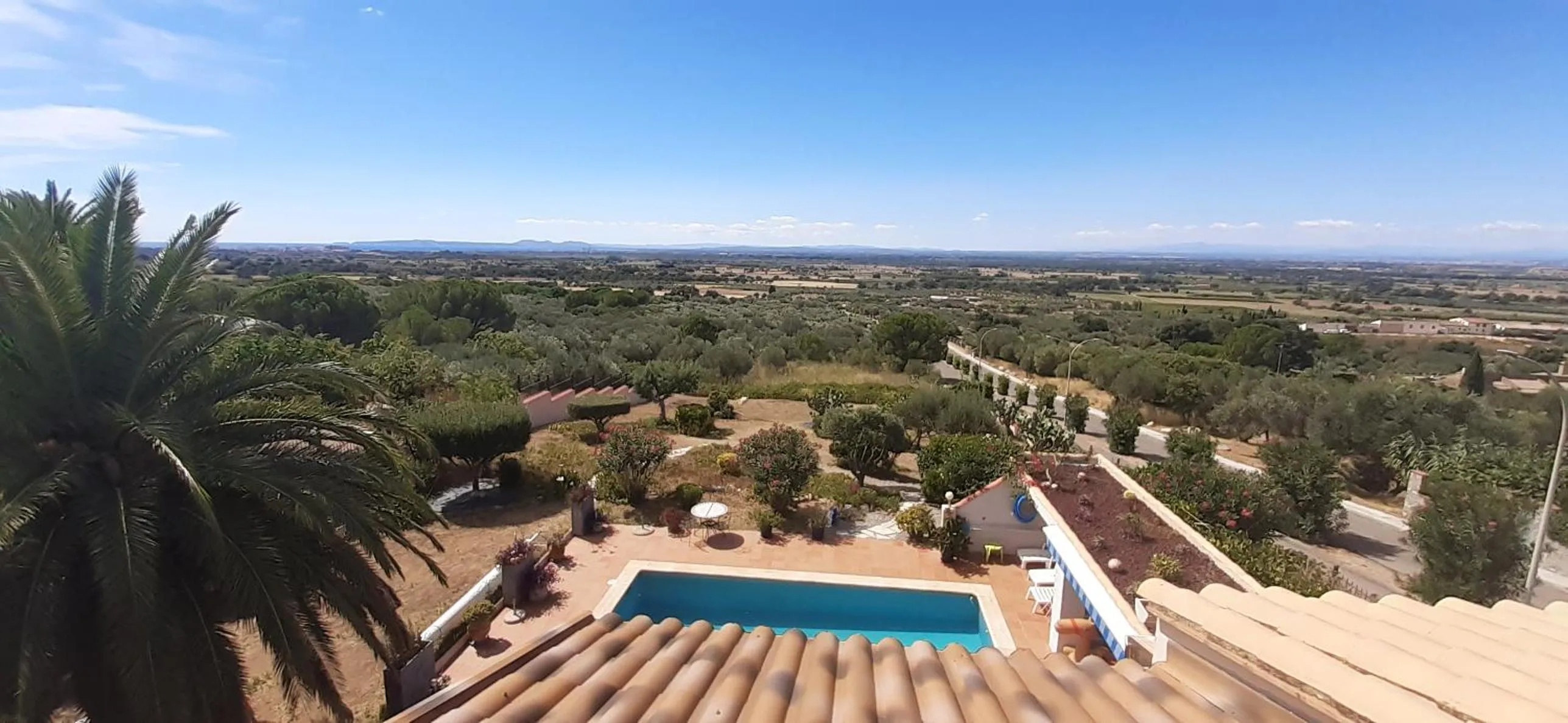 Pool view in Suite & Spa Panoramic Olivars