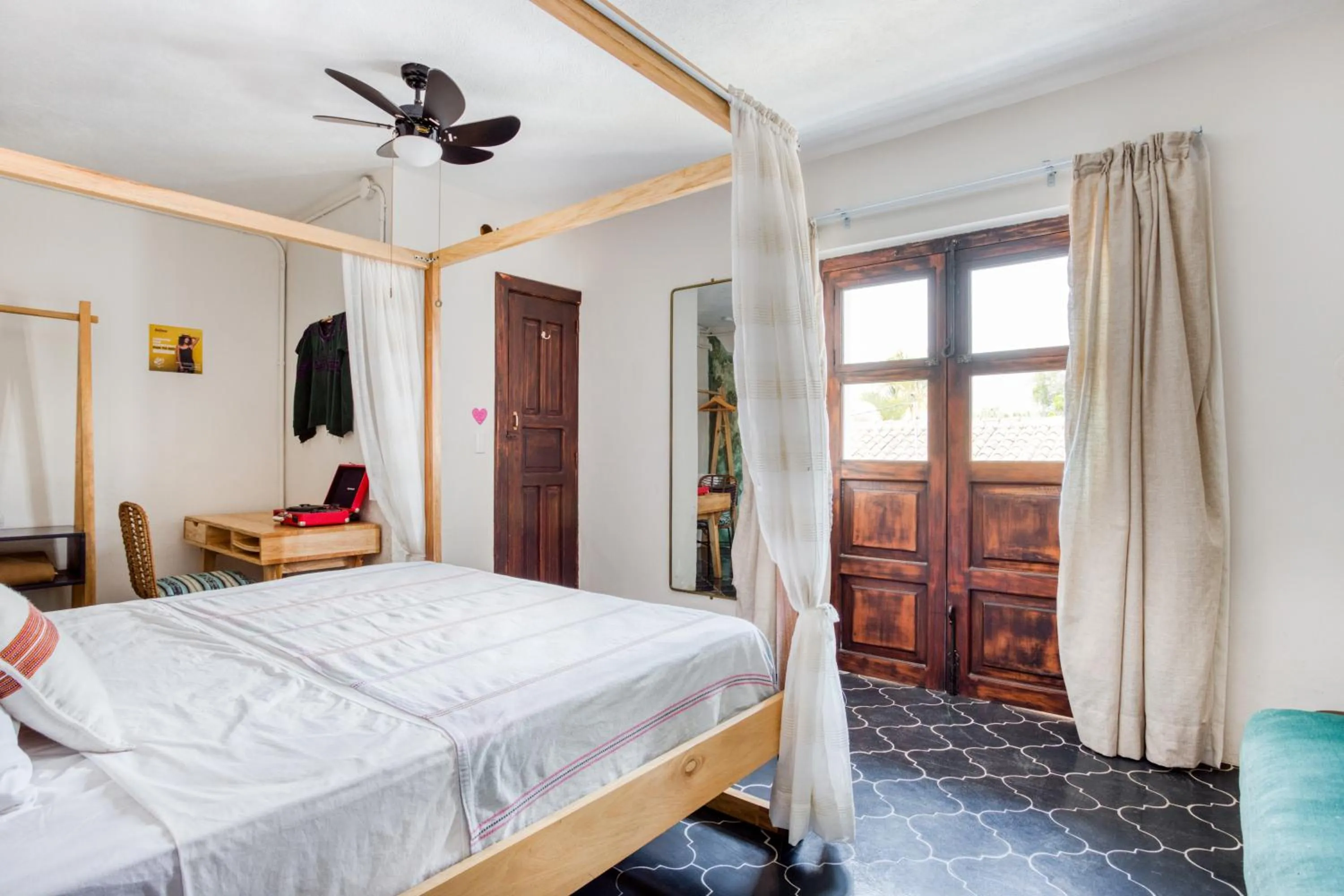 Bed in Socialtel Antigua