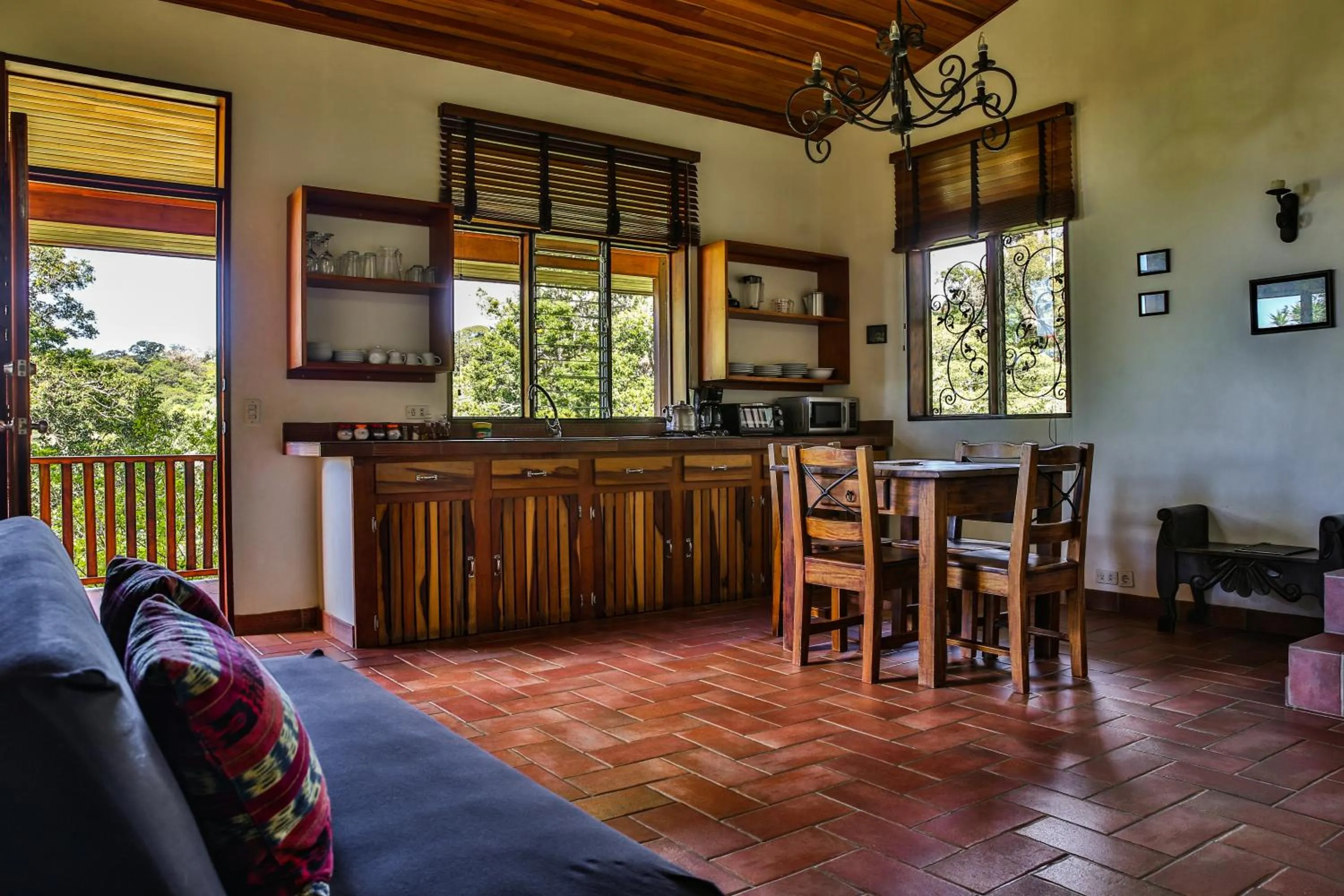 Kitchen or kitchenette in Arco Iris Lodge