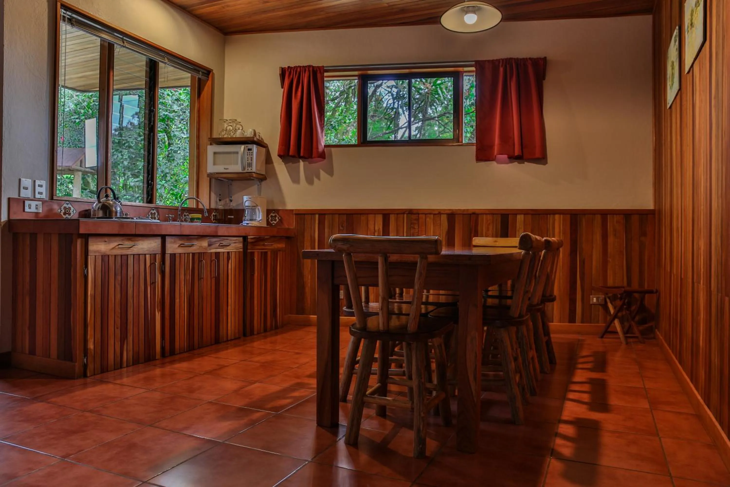 Kitchen or kitchenette in Arco Iris Lodge