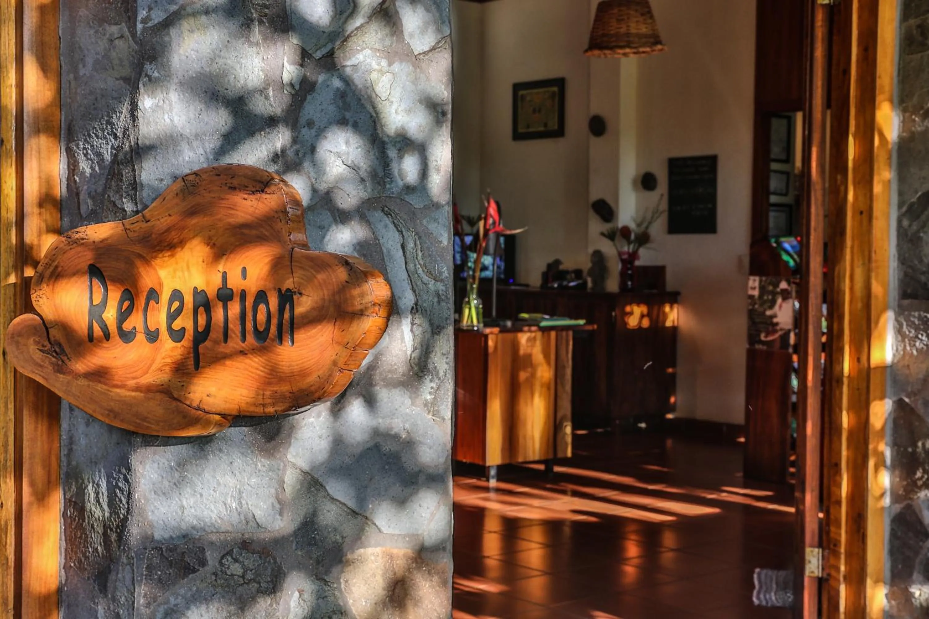 Lobby or reception in Arco Iris Lodge