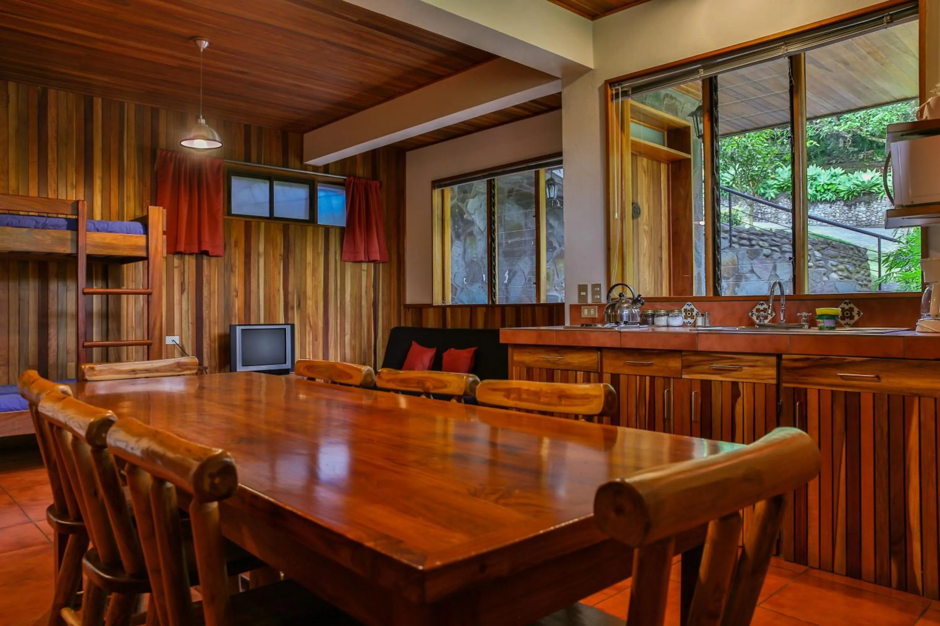 Kitchen or kitchenette in Arco Iris Lodge