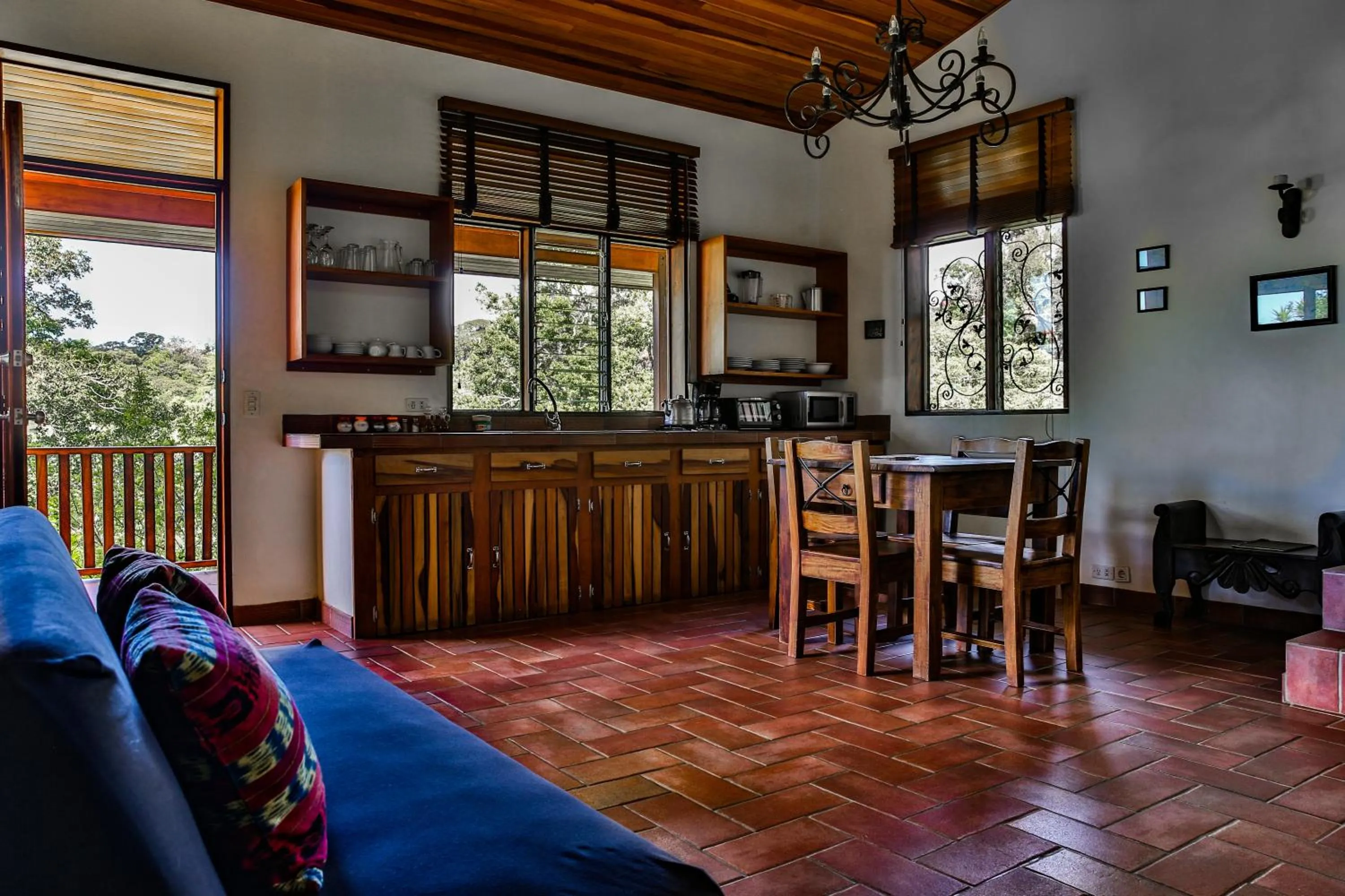 Kitchen or kitchenette in Arco Iris Lodge