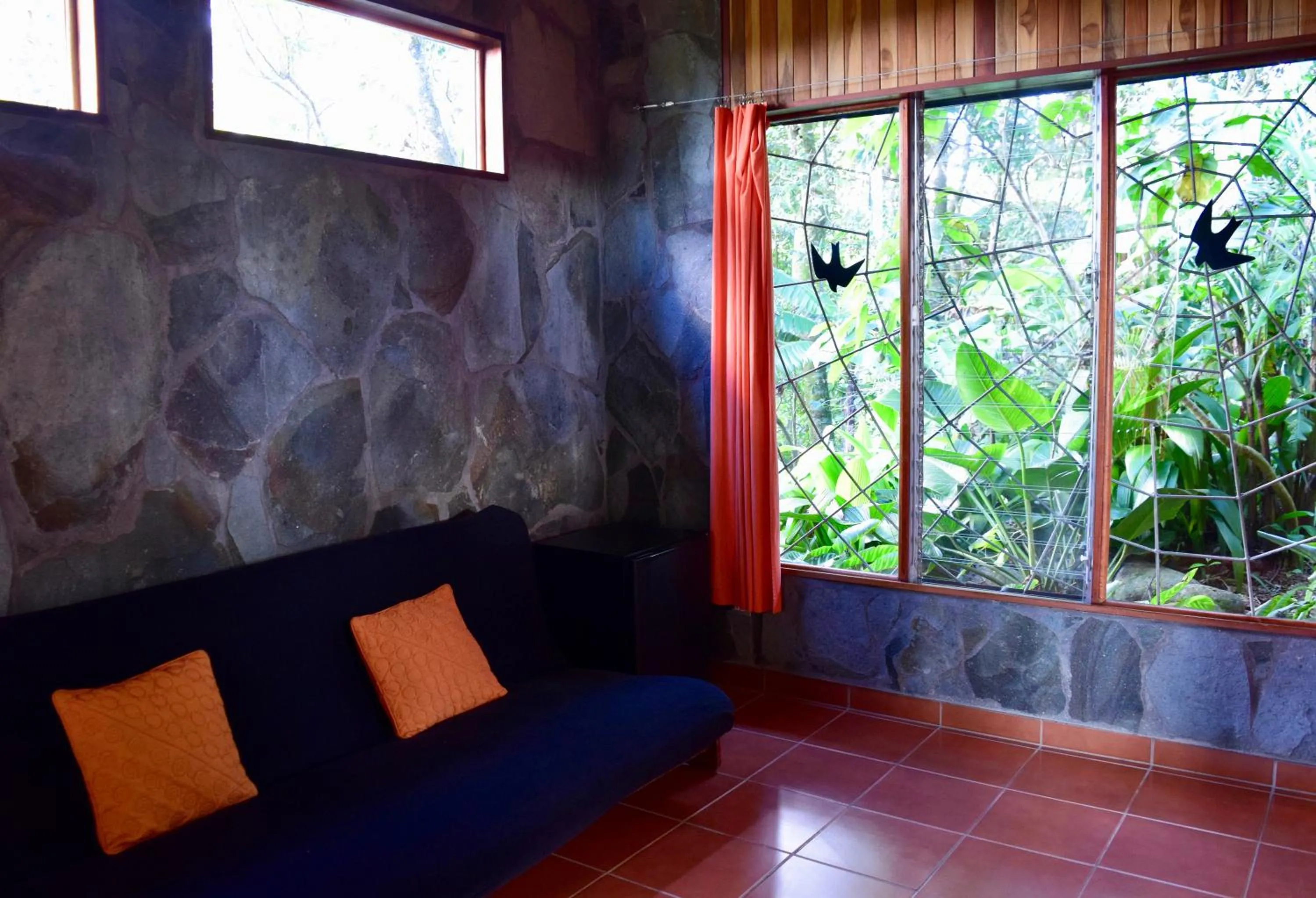 Living room in Arco Iris Lodge