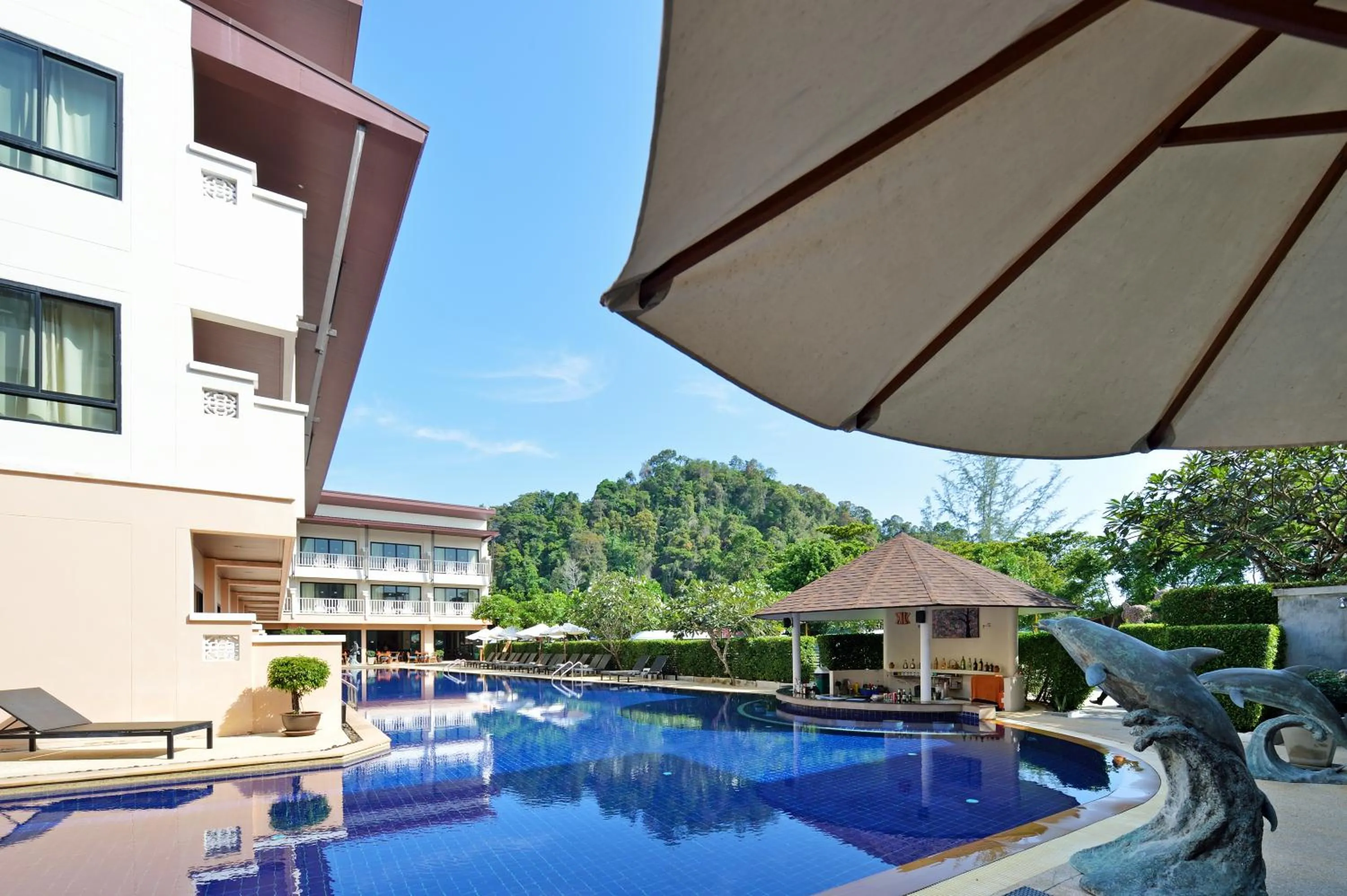 Swimming pool in Srisuksant Resort