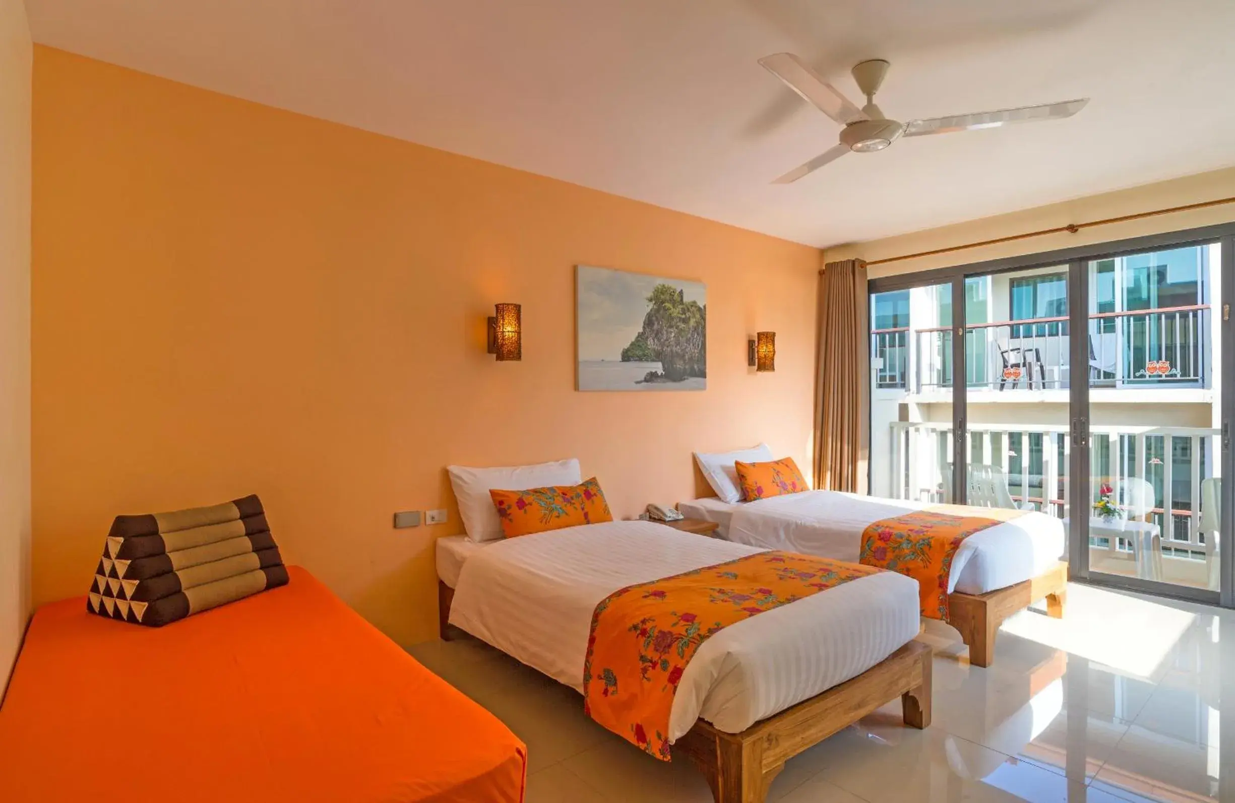 Bed in Srisuksant Resort Bed in Srisuksant Resort