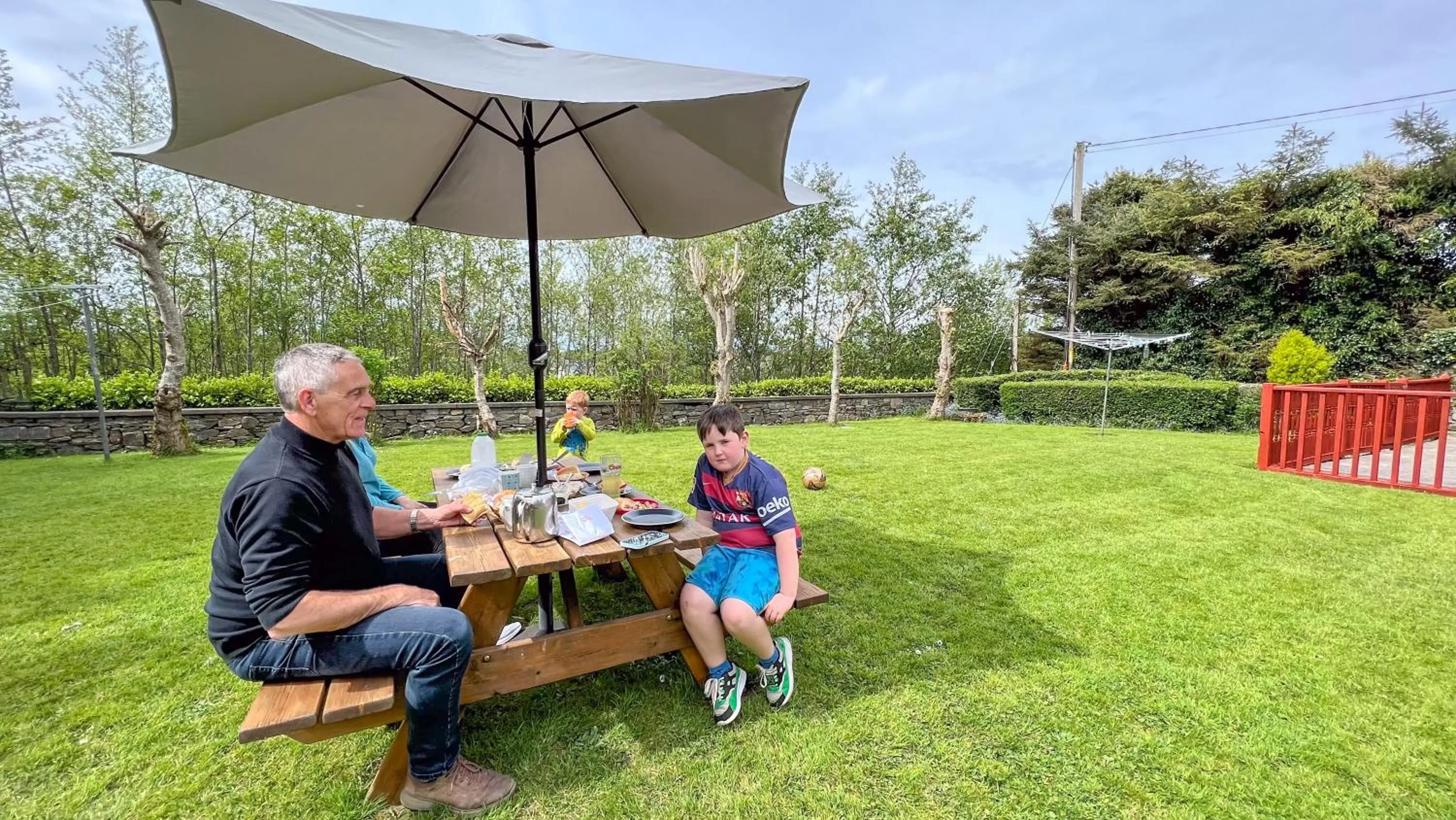 Family in Lurgan House