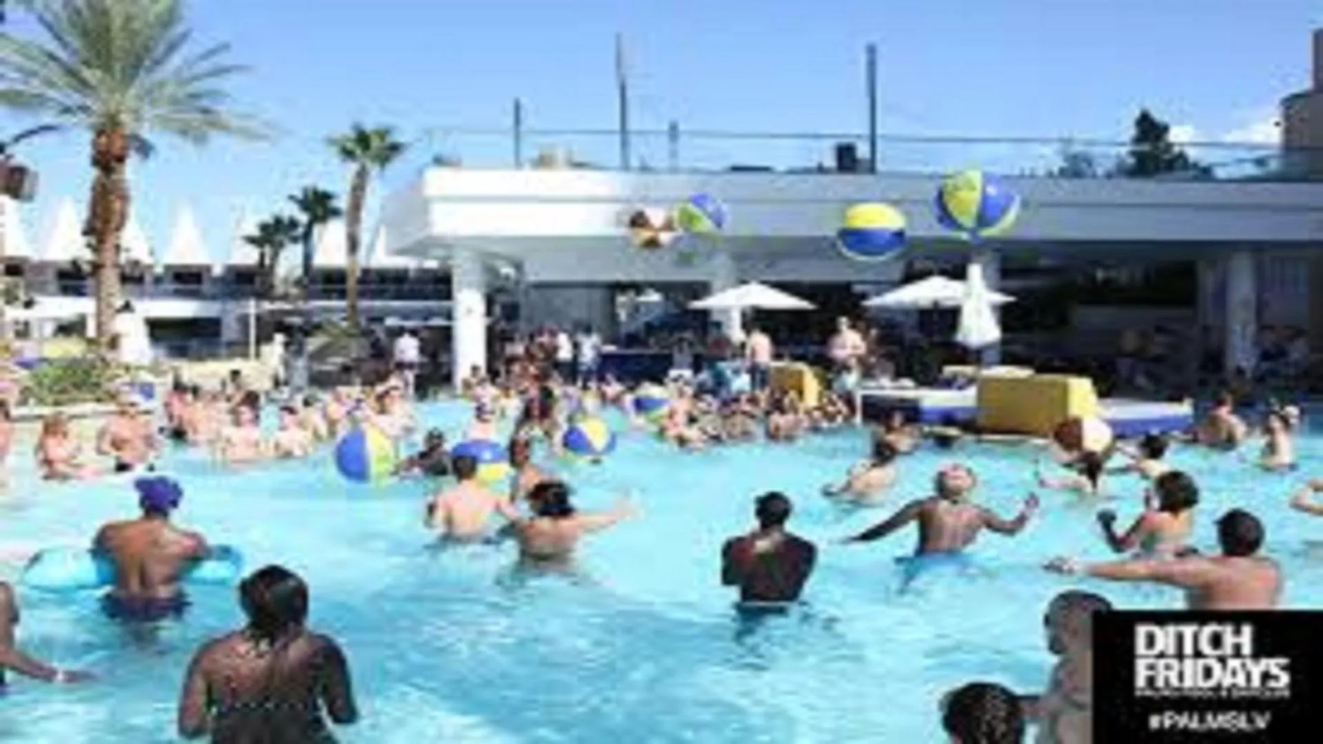 Swimming pool in Palms Place Beautiful 51st Floor with Mountain Views