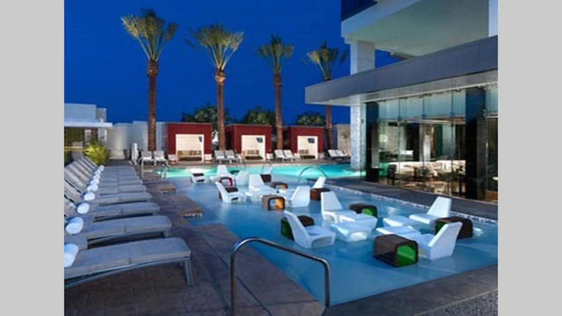 Swimming pool in Palms Place Beautiful 51st Floor with Mountain Views