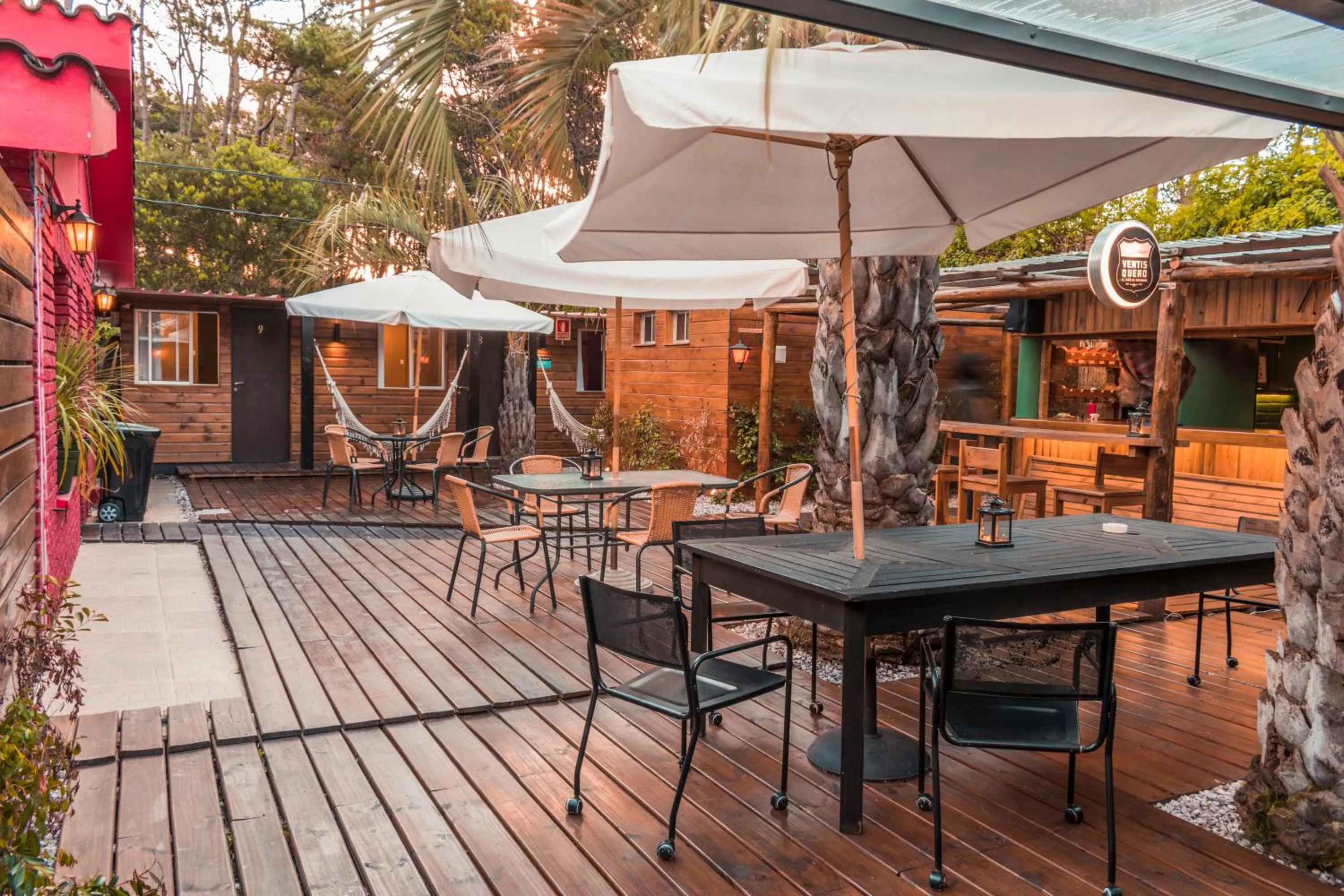 Patio in RocaMar Hostel Boutique