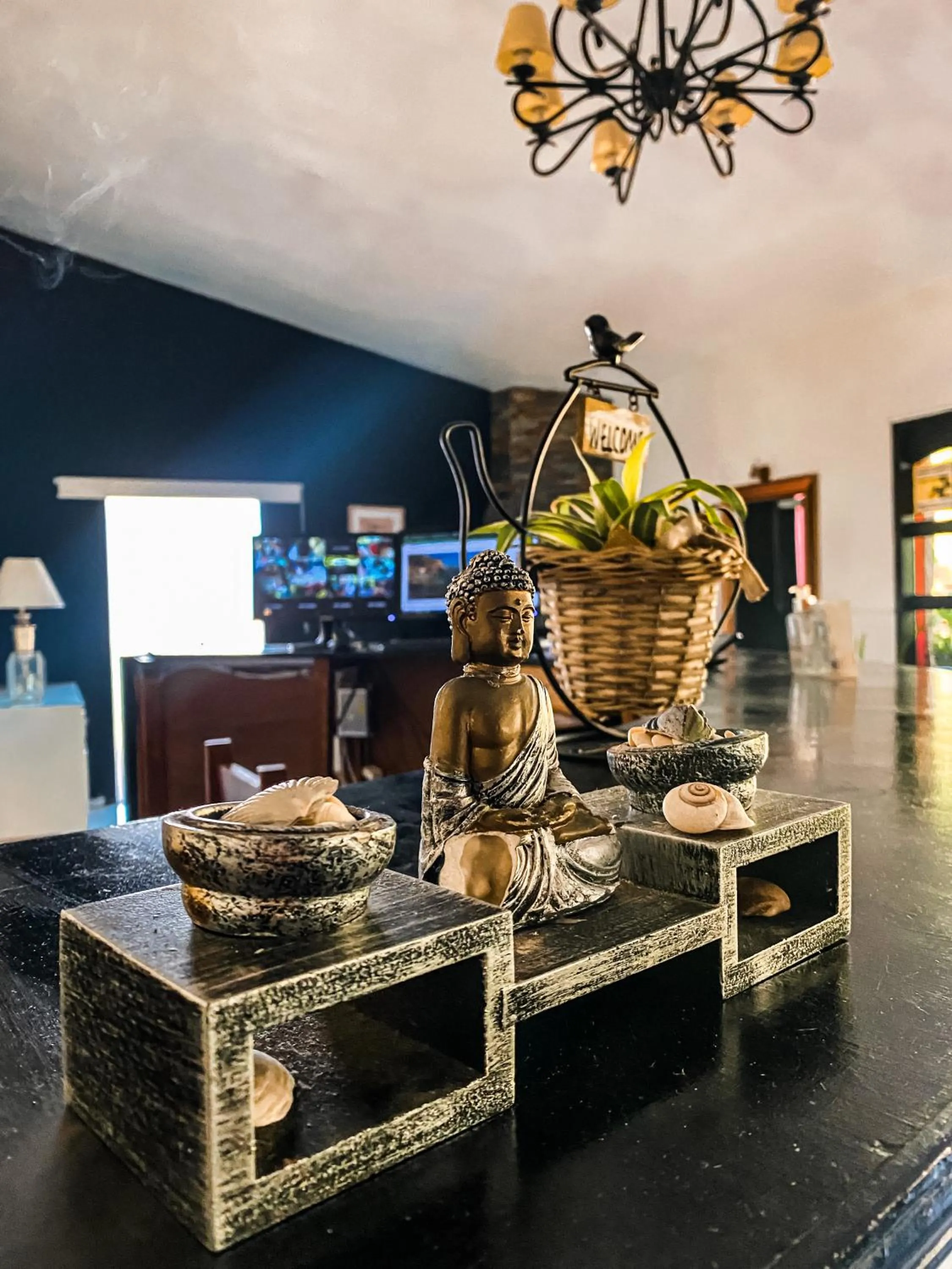Lobby or reception in RocaMar Hostel Boutique