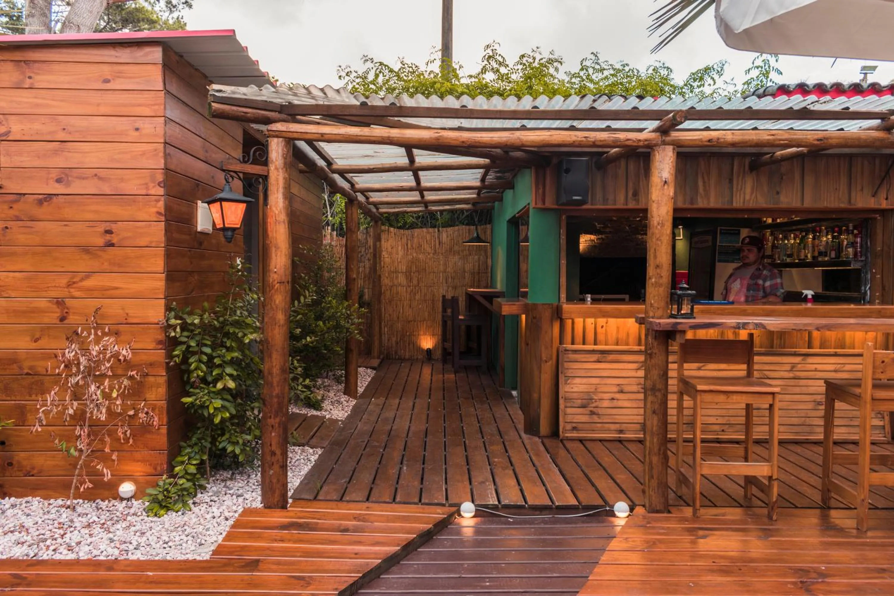 Patio in RocaMar Hostel Boutique