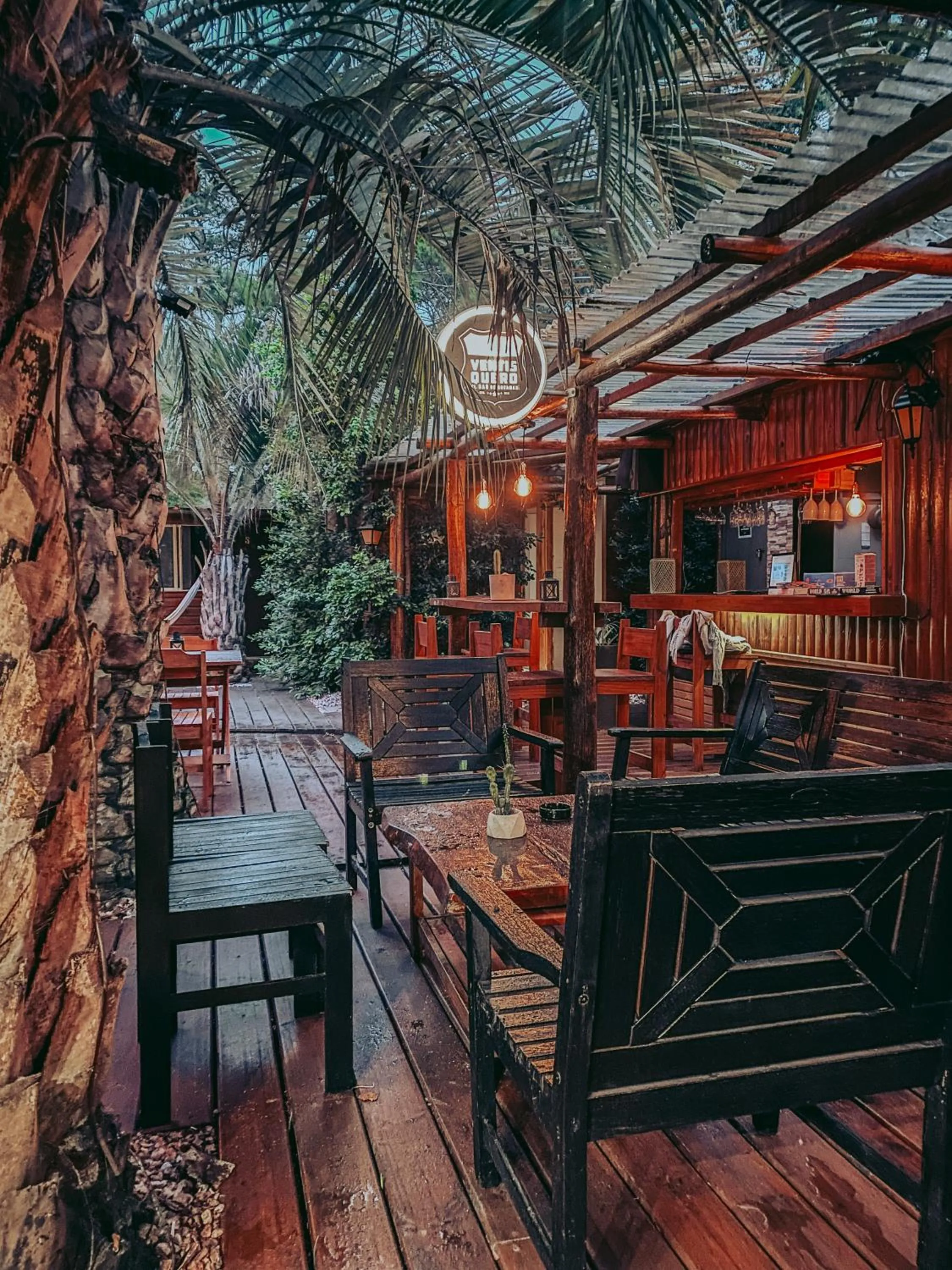 Patio in RocaMar Hostel Boutique