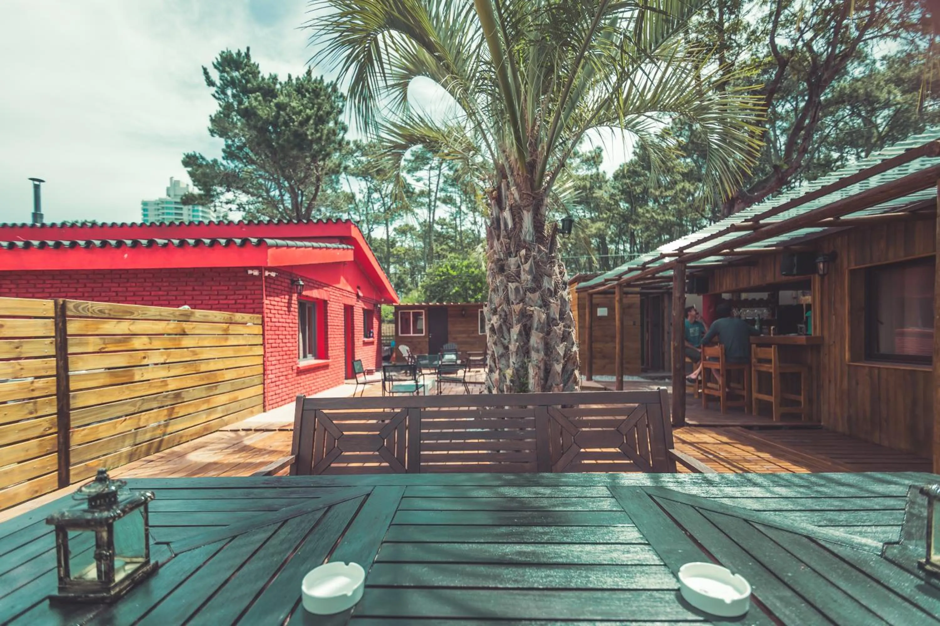 Patio in RocaMar Hostel Boutique