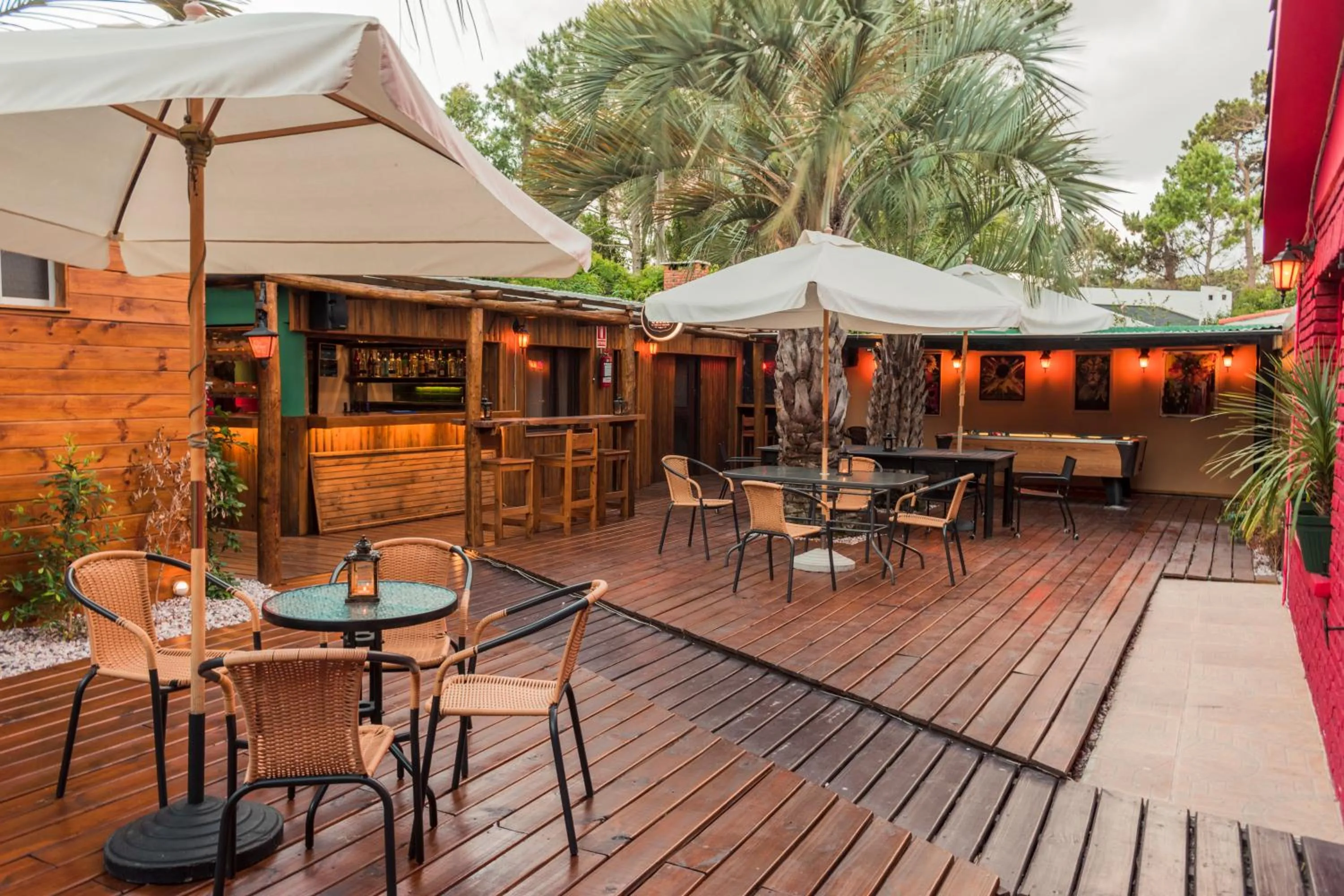 Patio in RocaMar Hostel Boutique