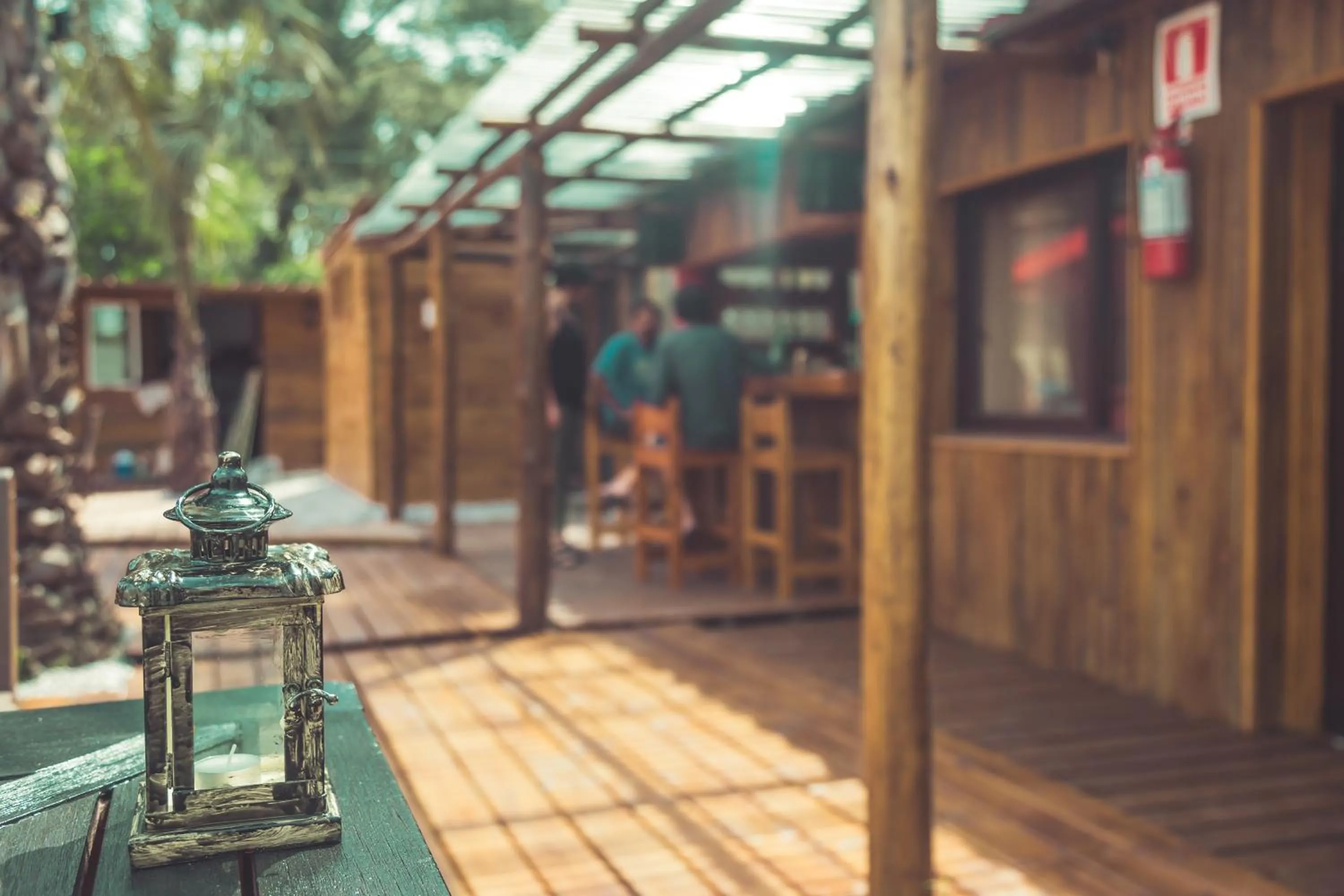 Patio in RocaMar Hostel Boutique