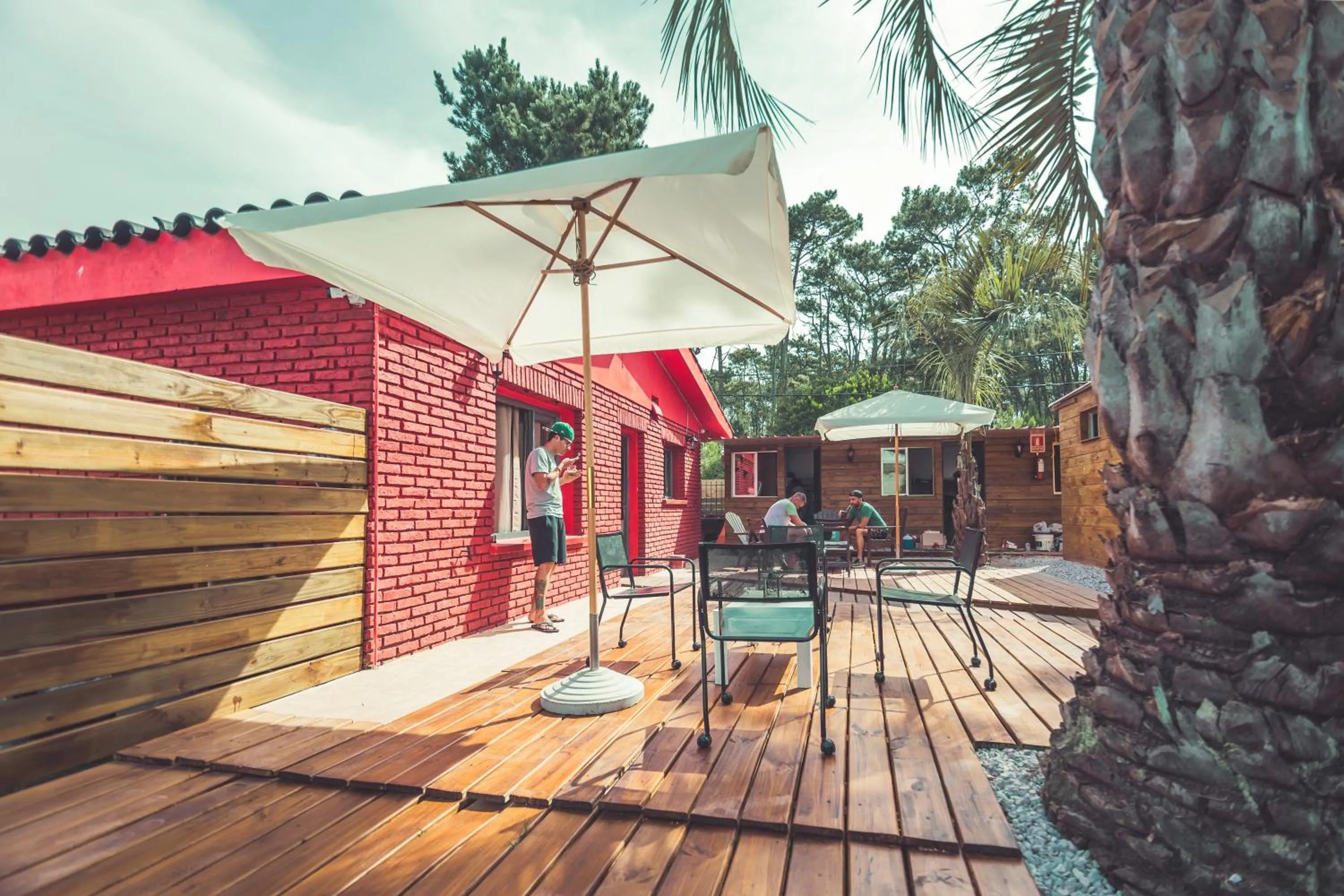 Patio in RocaMar Hostel Boutique